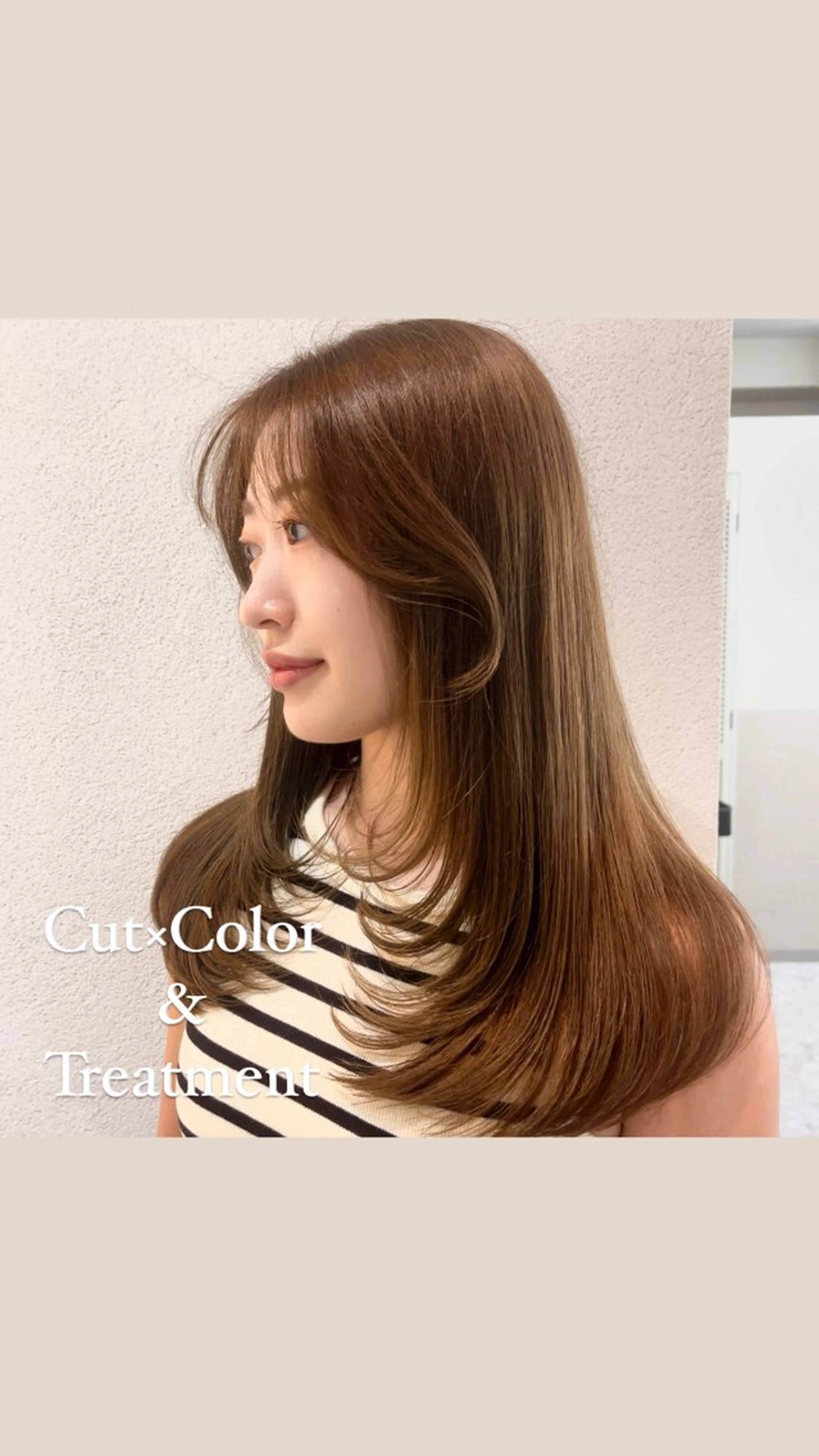 ヘアカラー トリートメント 🤍AINA🤍 Zina高田馬場のヘアスタイル