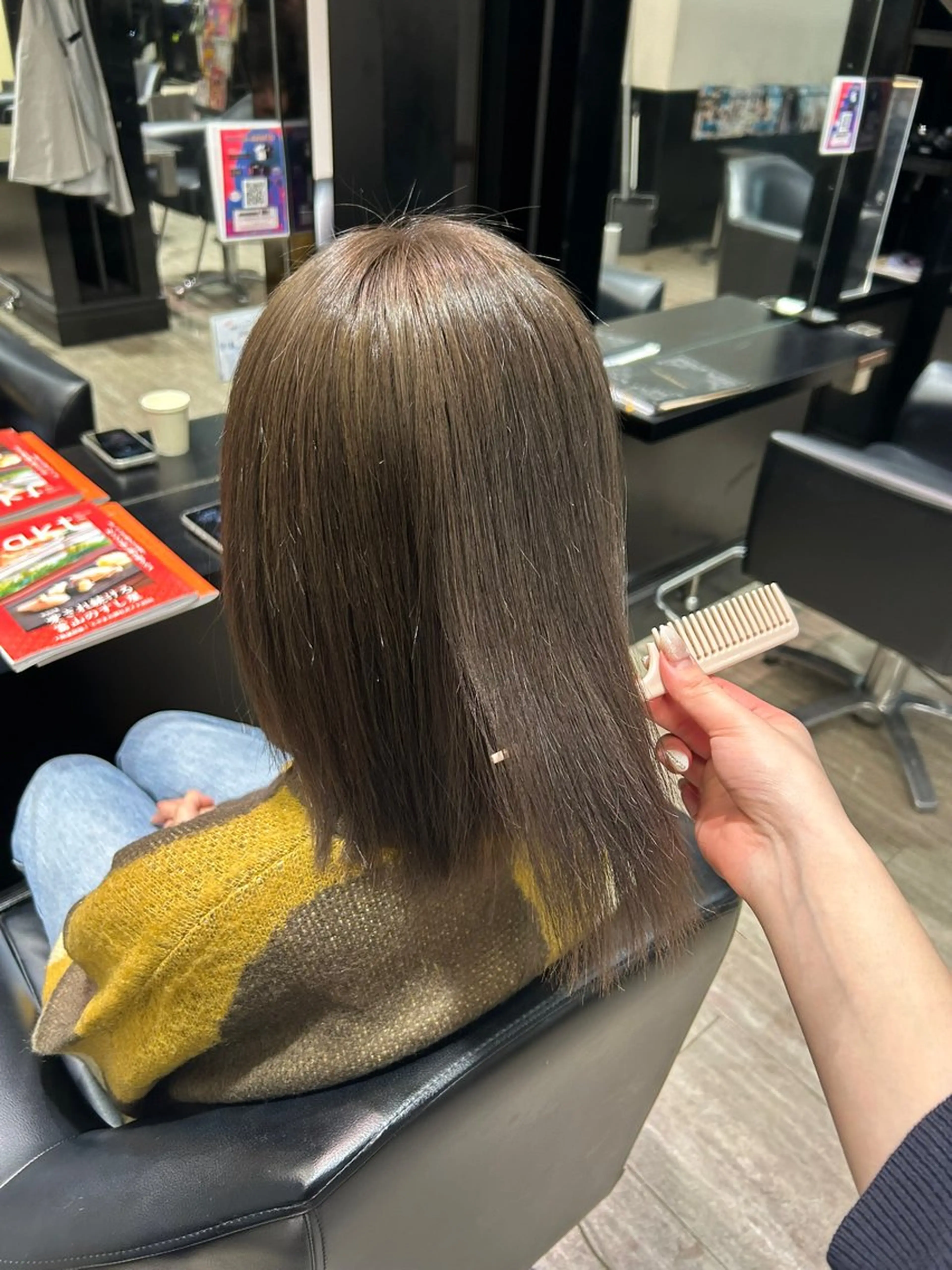 ショート ヘアカラー トリートメント ishizuka toaのヘアスタイル