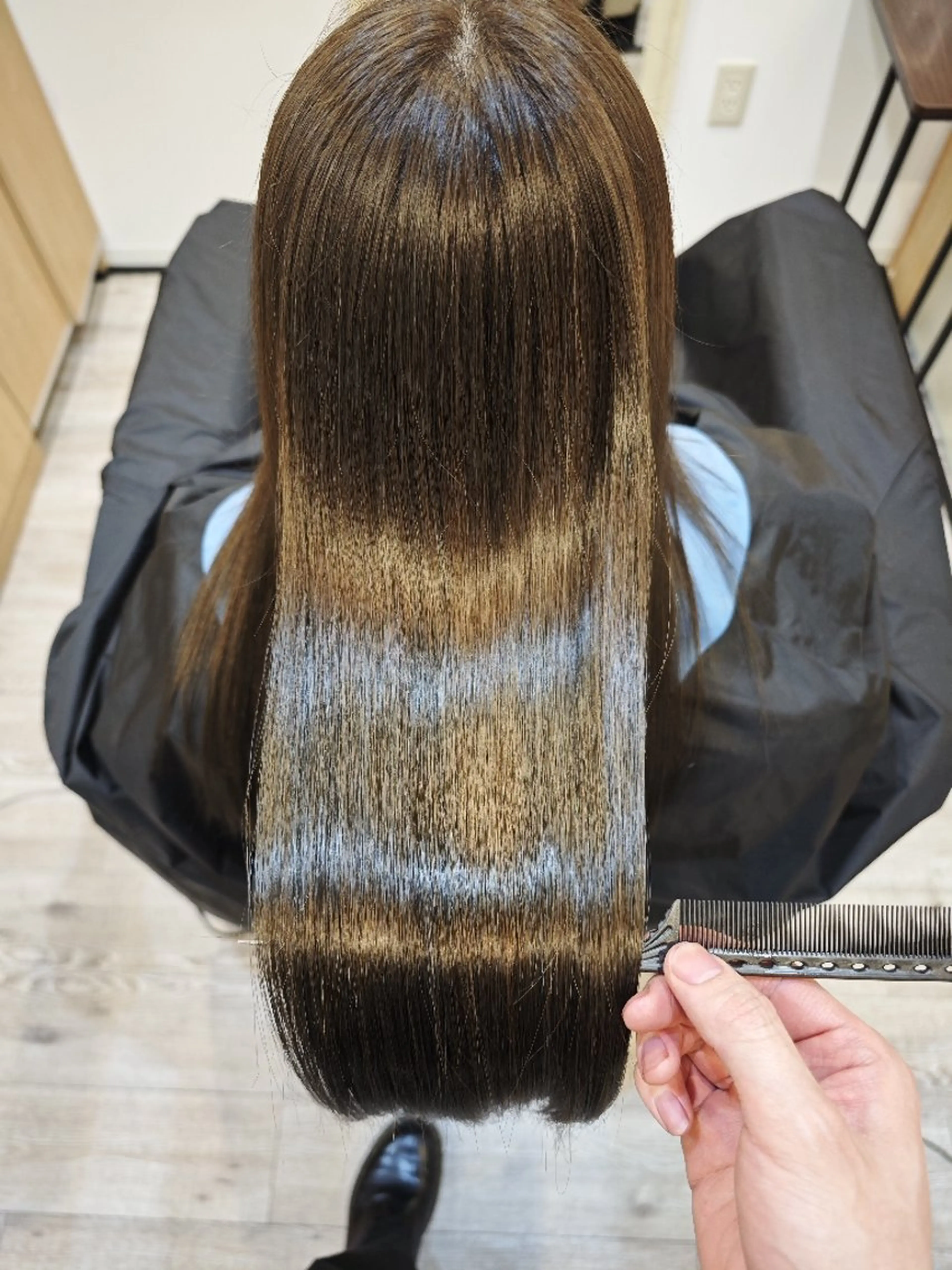 ✨最新技術✨カット+酸性ストレート＋魔法のバブル（エイジング毛·ブリーチ毛超オススメ）の写真