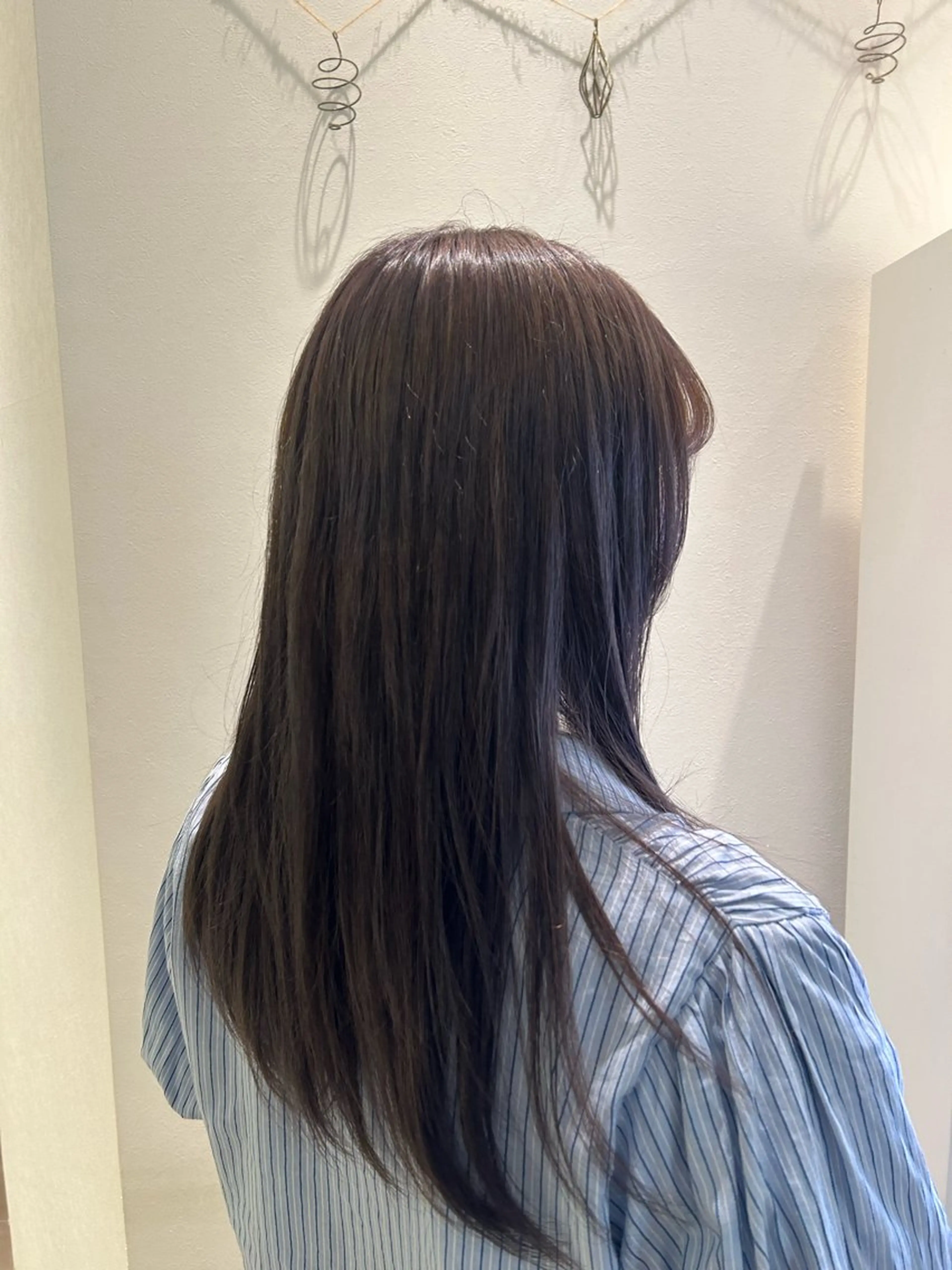 ロング カラー 京野 美月のヘアスタイル