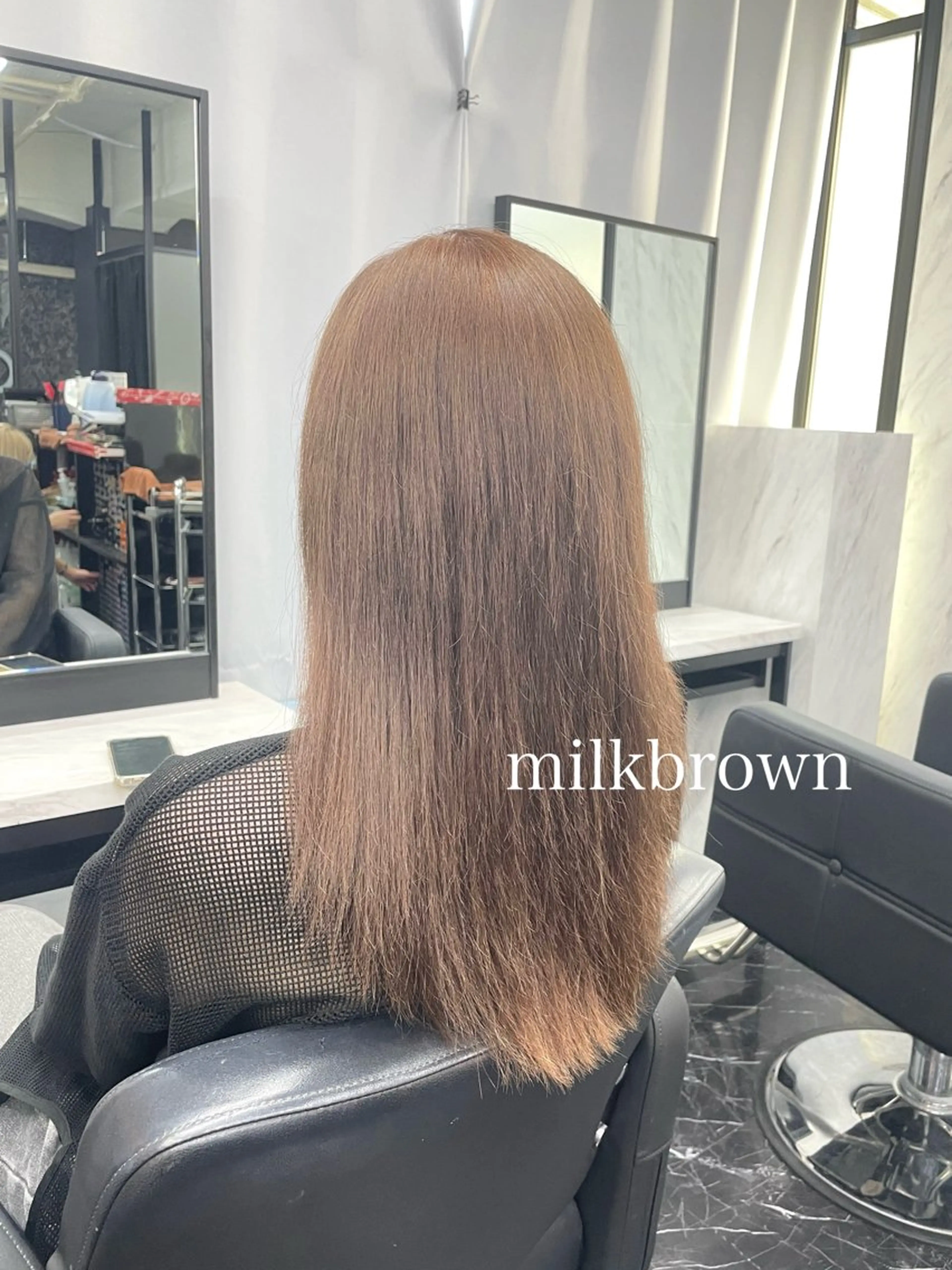 セミロング カラー ヘアカラー トリートメント エクステ🩵ブリーチ 韓国ヘア🩵KAEのヘアスタイル