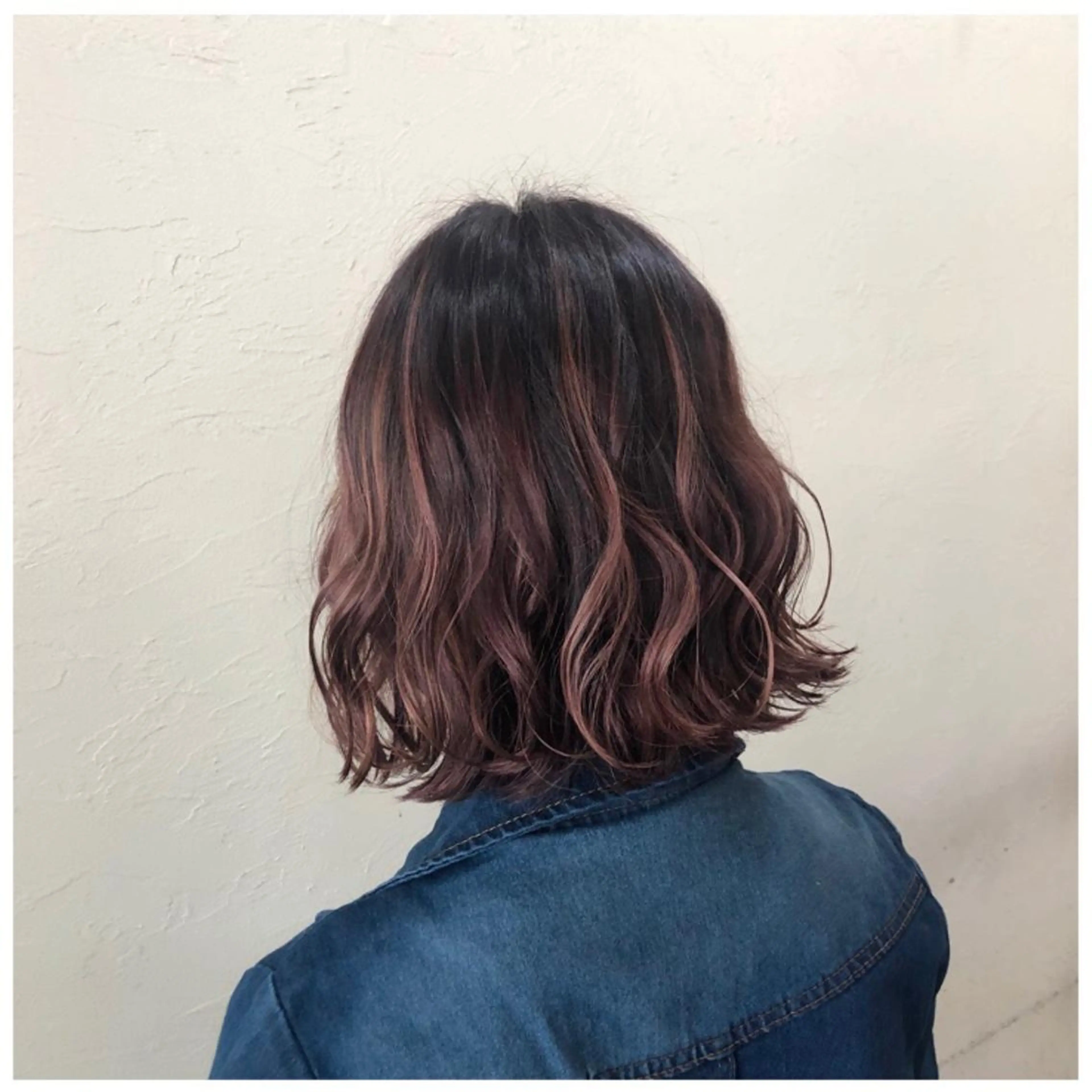 ミディアム カラー カット ヘアカラー トリートメント ENIF ヤマグチアツコのヘアスタイル