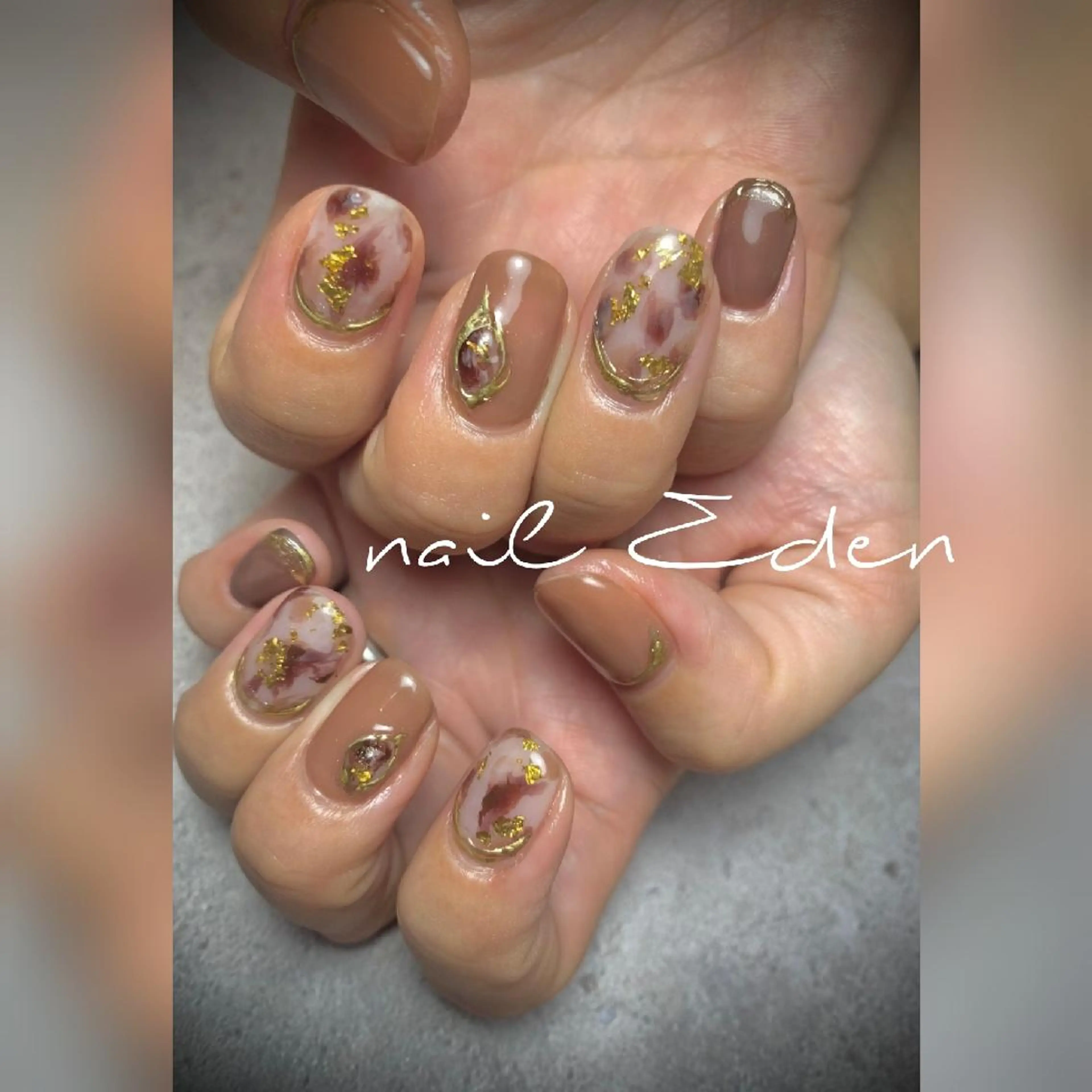 ネイル 持ち込み ハンドネイル ハンドケア Eden　private nail saron所属・Eden ♾️のネイルデザイン