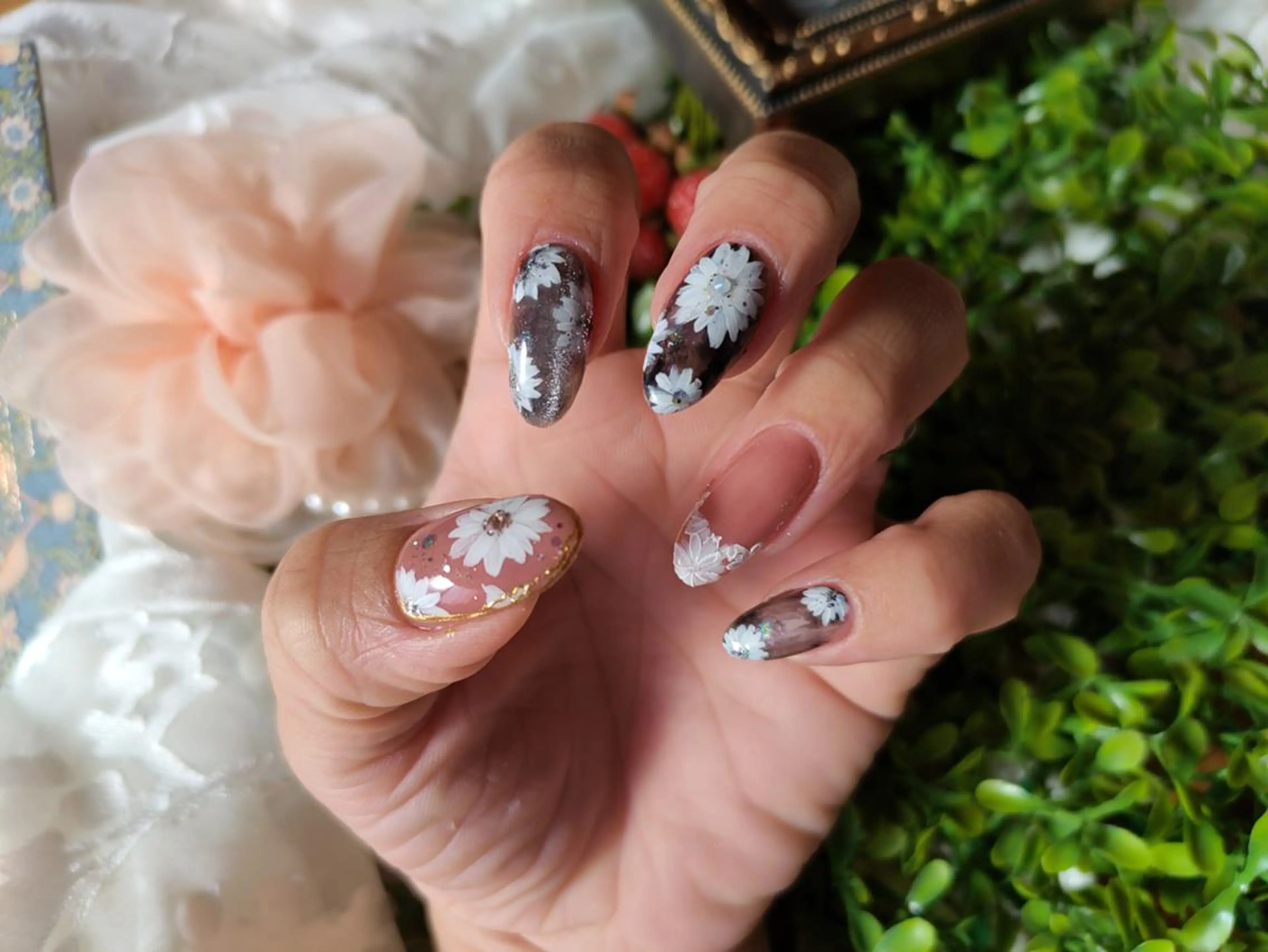 ネイル フラワーネイル nails muu まゆのネイルデザイン