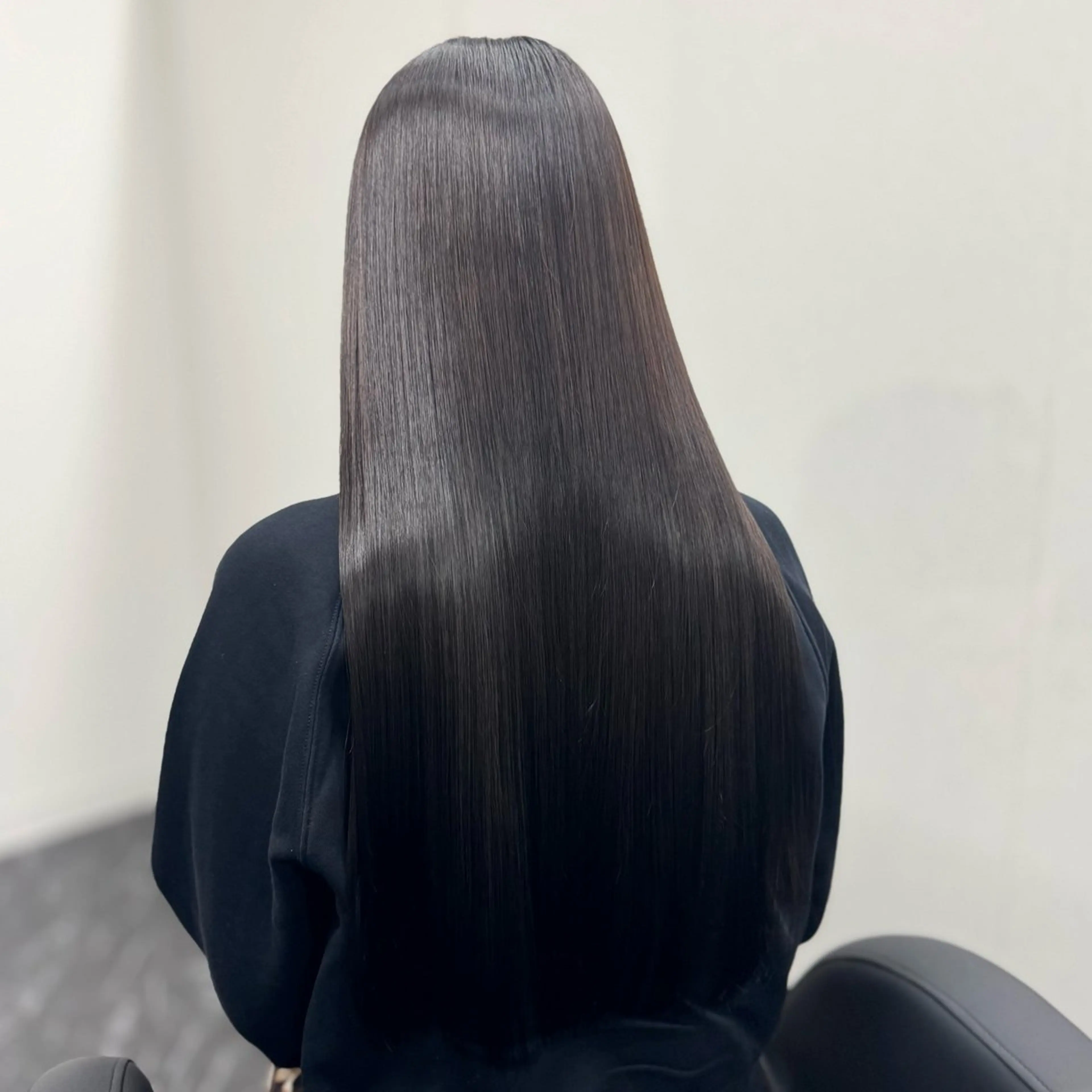 ロング パーマ 髪質改善 韓国風ヘア 縮毛矯正 トリートメント 縮毛矯正 ヘアセット ブリーチなし Ⅰ 髪質改善カラーのヘアスタイル