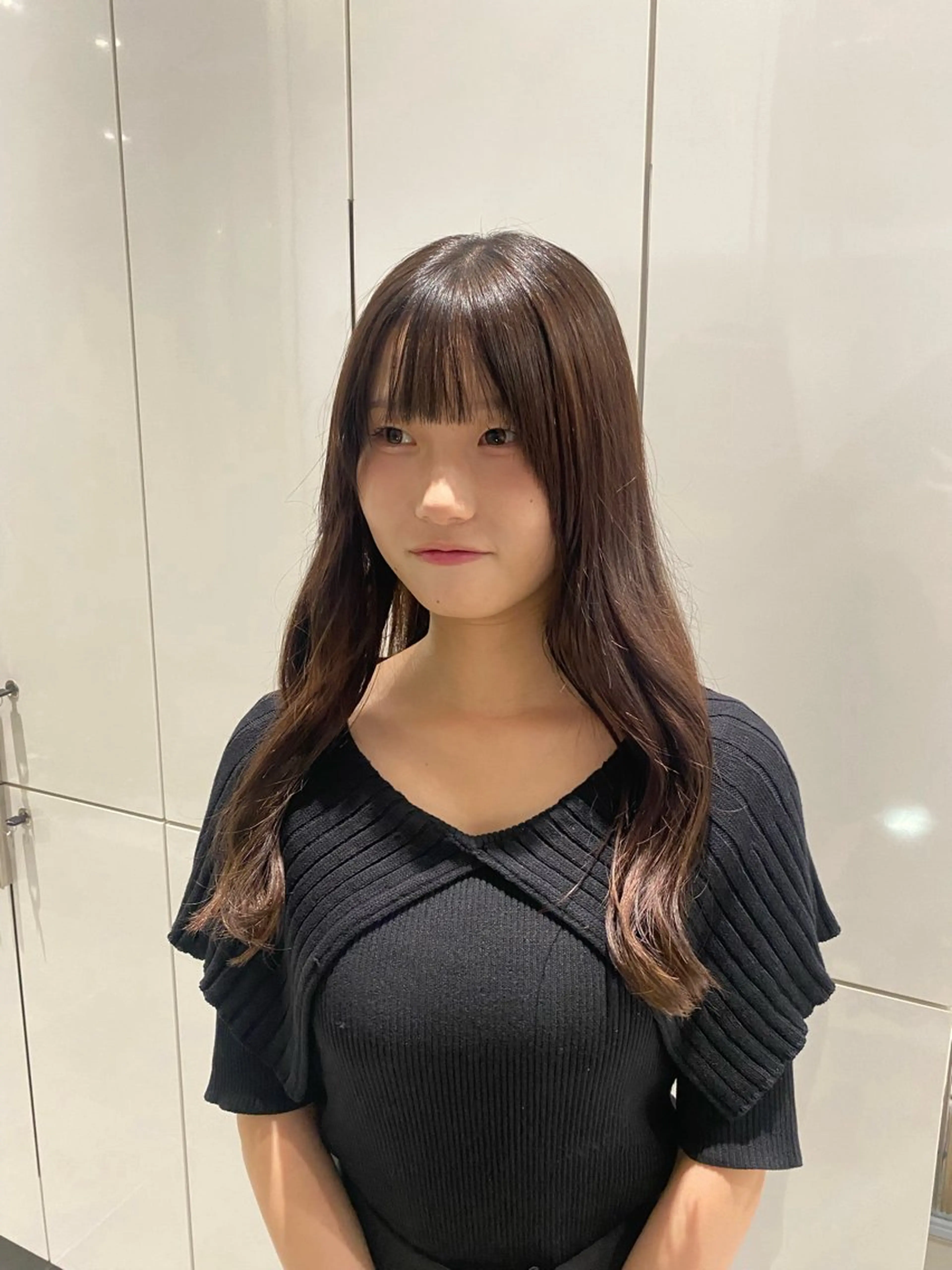 カラー ヘアカラー ひかり／ショート ／似合わせカットのヘアスタイル