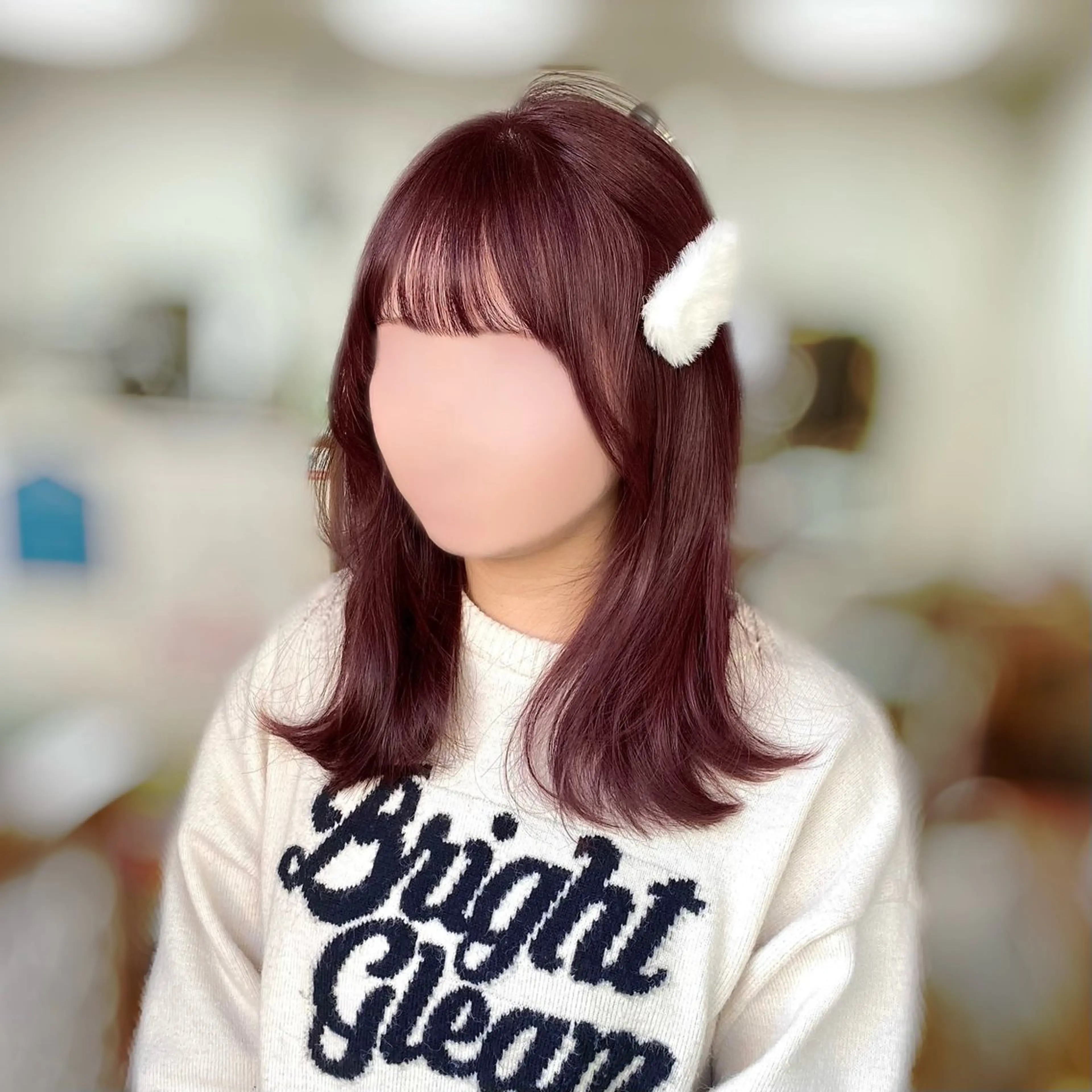 ロング カラー ブリーチ ブリーチなしカラー ピンクカラー レッドカラー 🥣 hashi 🛋️のヘアスタイル