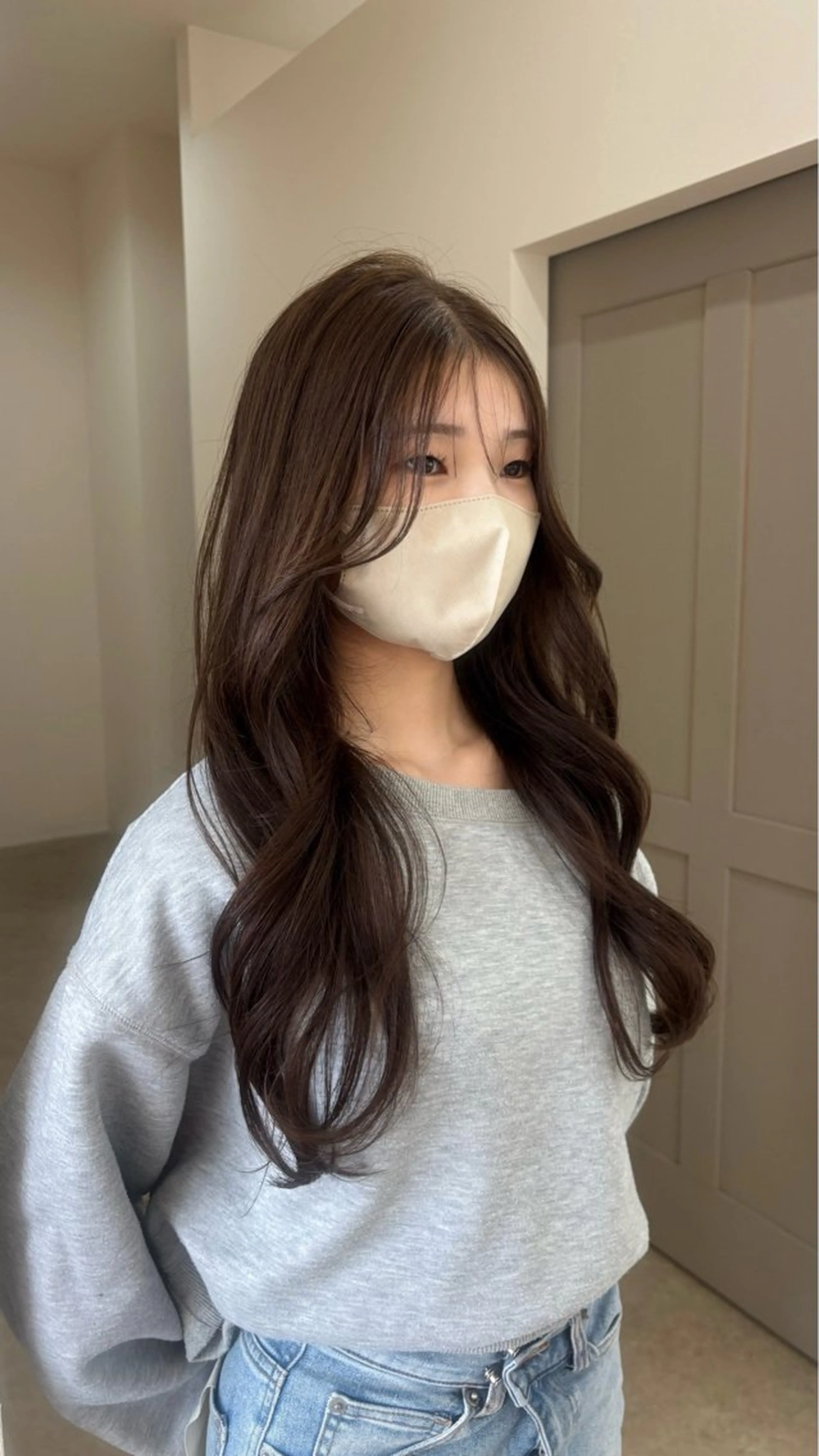 ロング ヘアカラー トリートメント ナナホ/艶カラー🍀 /ヘッドスパ🫧のヘアスタイル