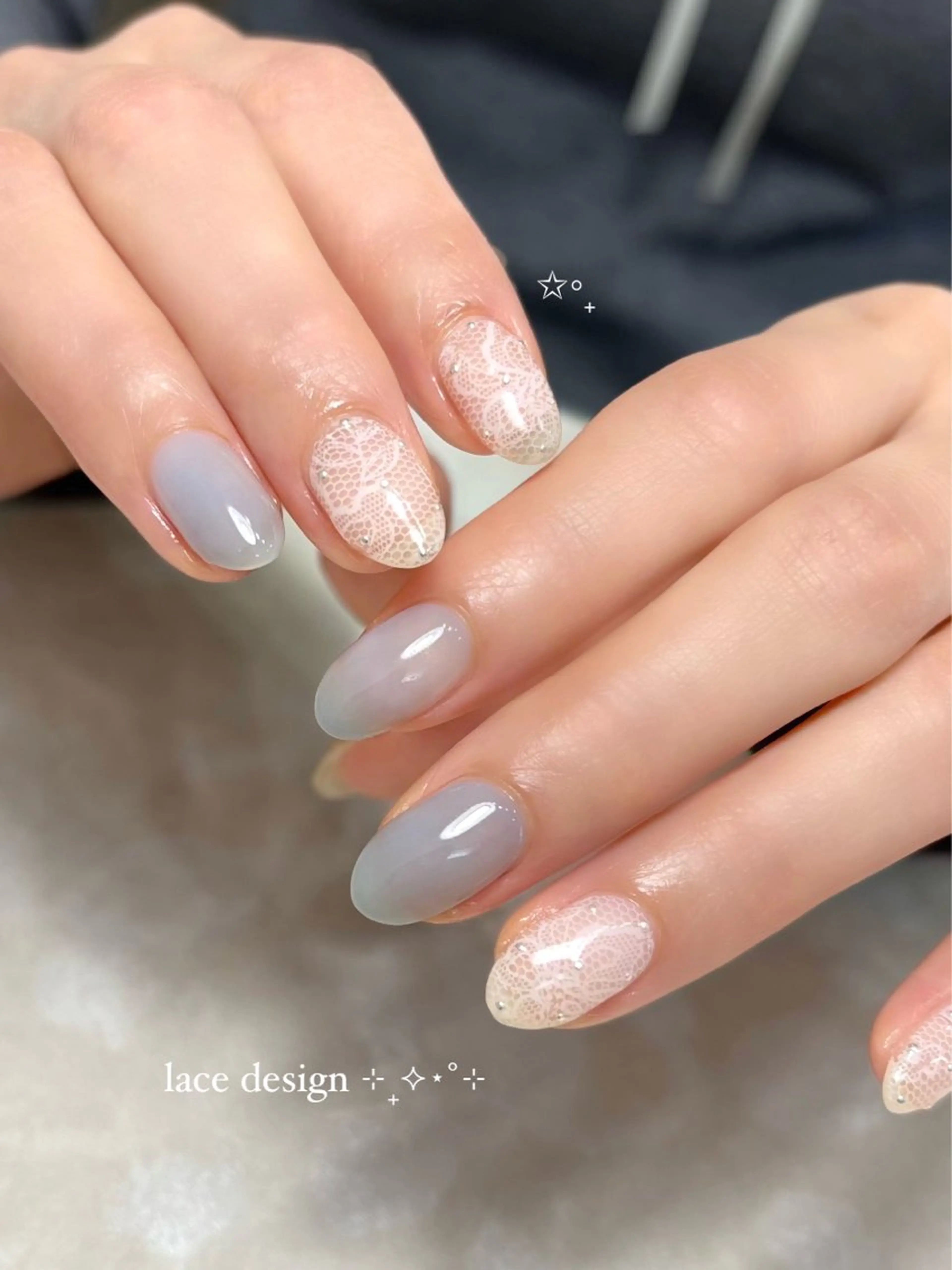 ネイル レース ハンドネイル flore nailのネイルデザイン