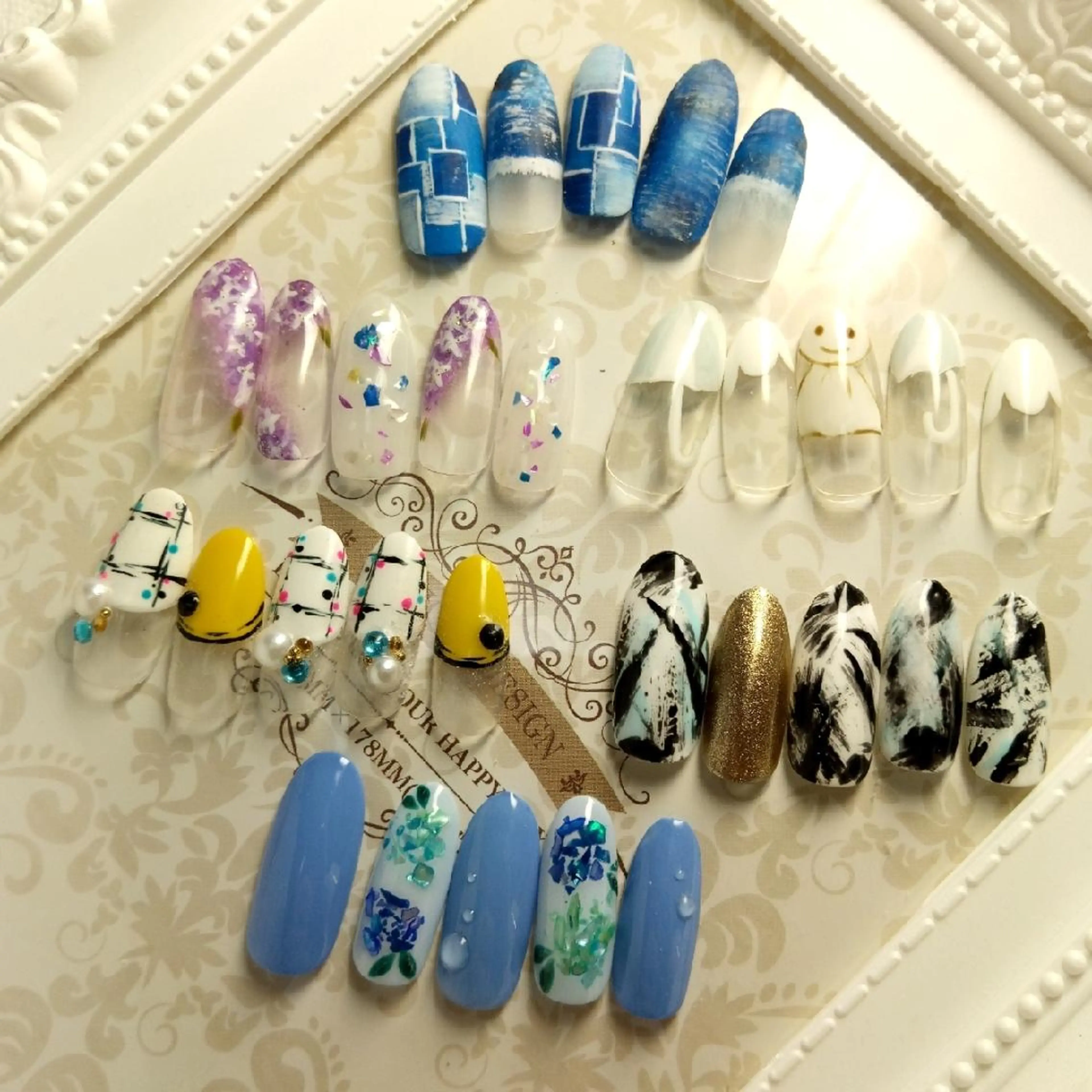 ネイル 島屋 千奈美のネイルデザイン