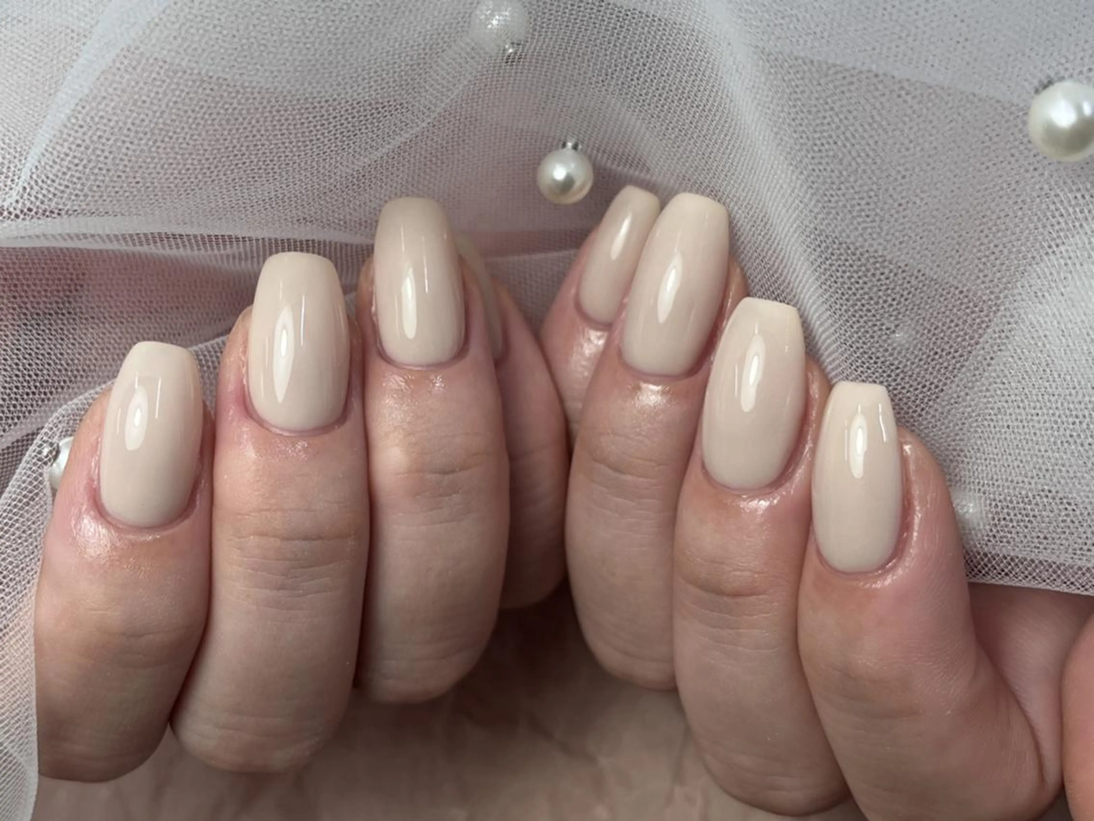 ネイル オフィスネイル シンプルネイル ハンドネイル ToliyDeliy Nail Salonのネイルデザイン