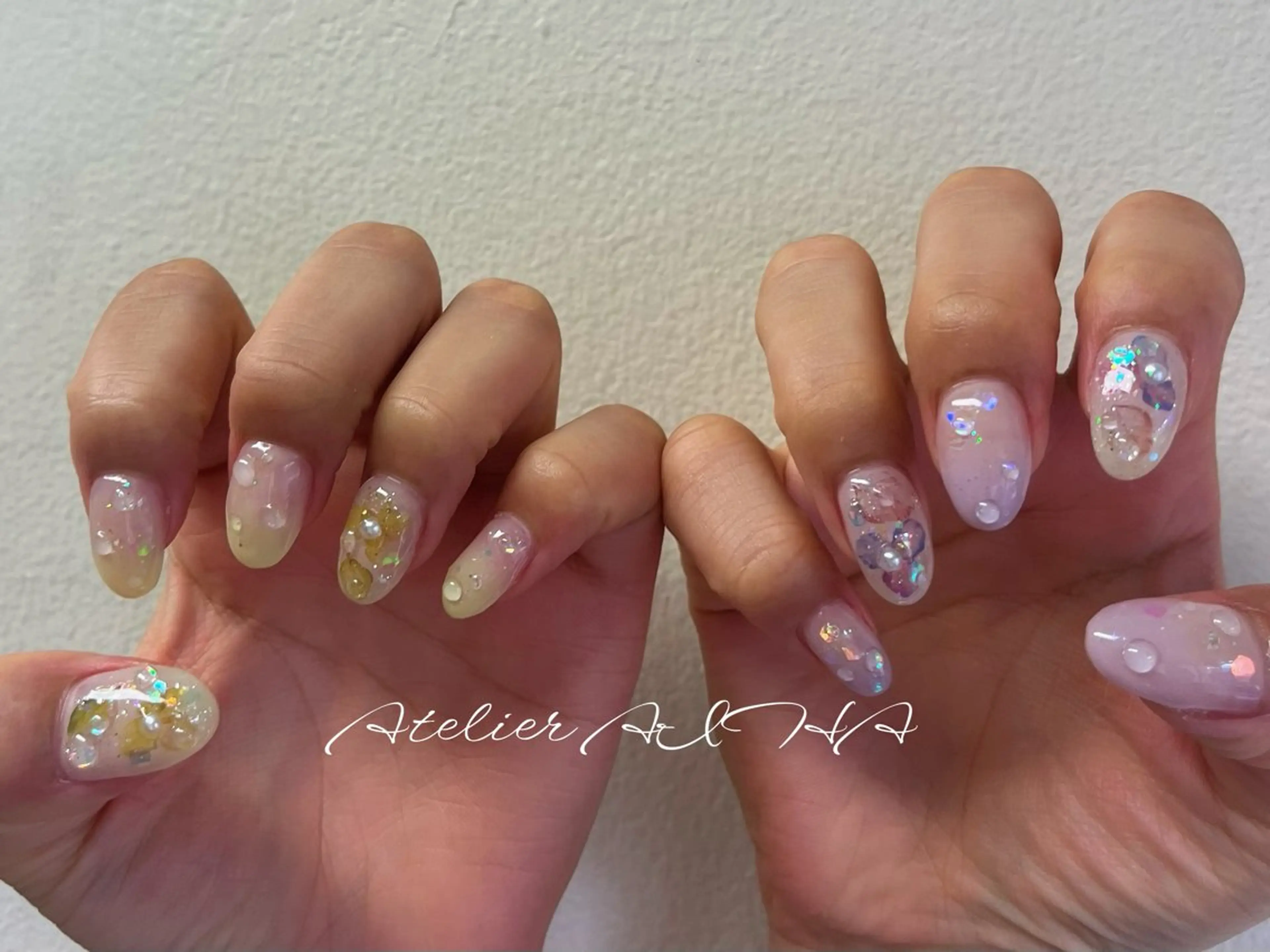 ミディアム ハンドネイル アトリエAIHA所属・アトリエAIHA★ フィルイン推奨サロンのネイルデザイン