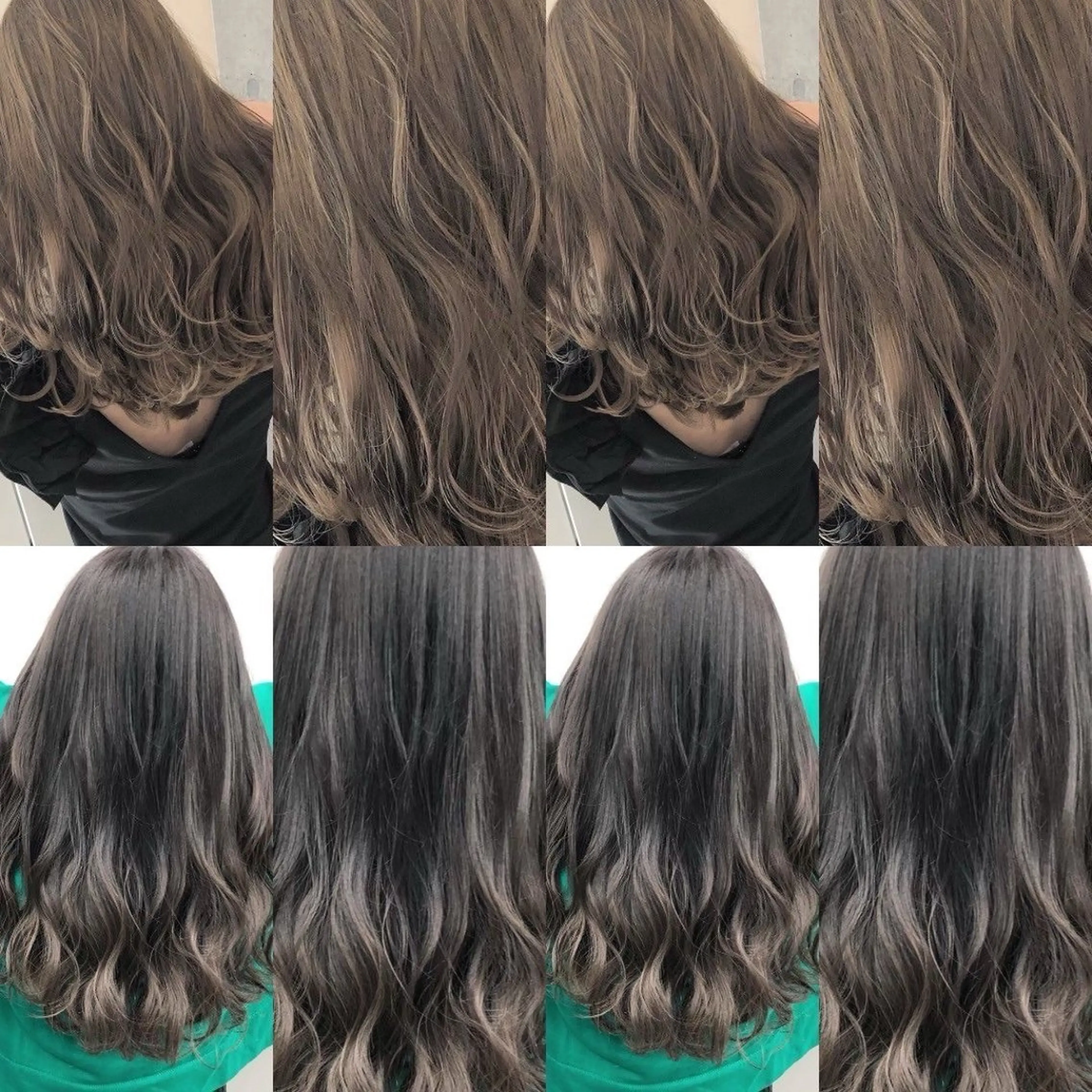 ロング カラー ヘアカラー ✨韓国艶髪✨ケア ブリーチ🫧アキラのヘアスタイル
