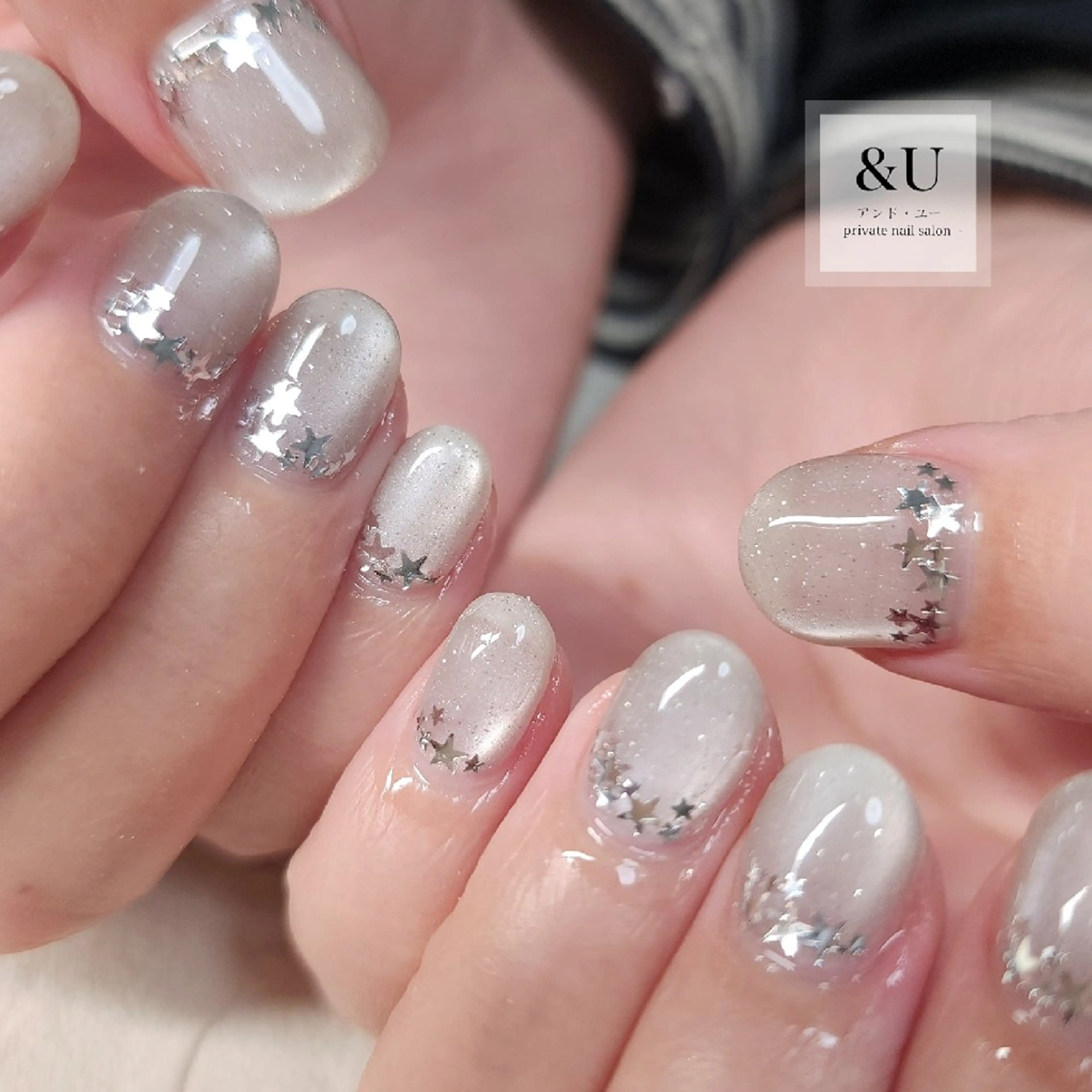 ネイル マグネットネイル 持ち込み ハンドネイル ＆Ｕ (アンド・ユー)のネイルデザイン