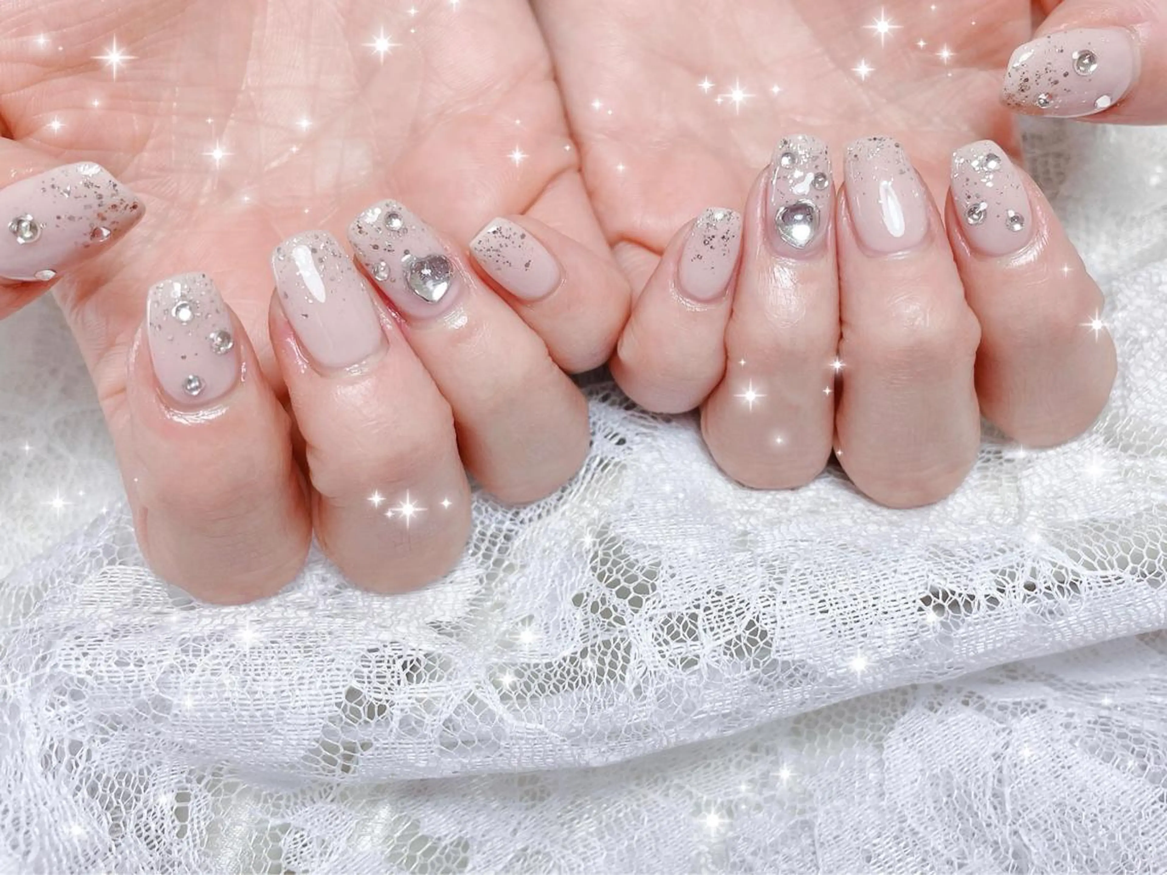 ネイル ハンドネイル FLARE NAIL フレアネイルのネイルデザイン