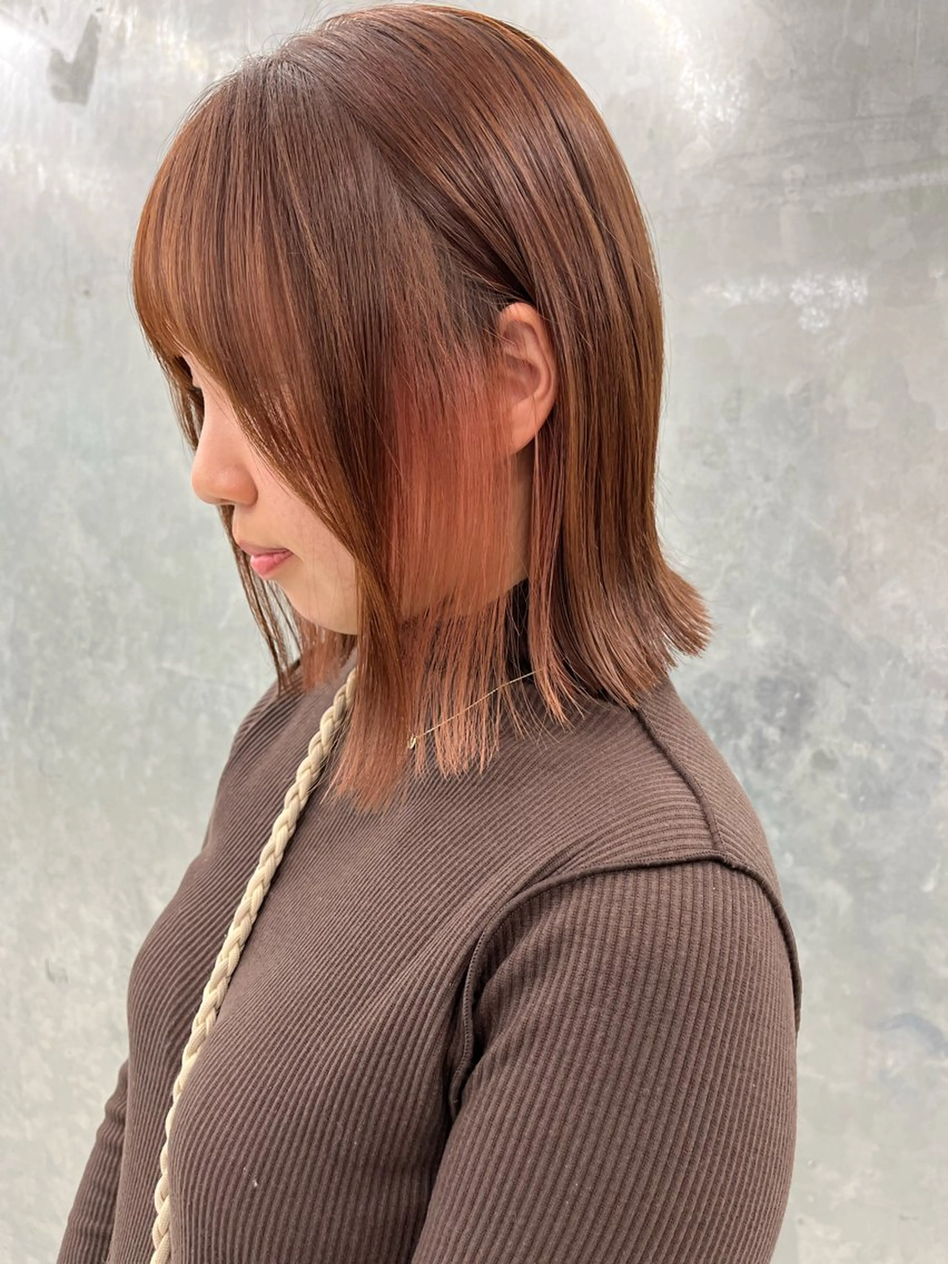 ミディアム 神作 汐里　江古田 /透明感カラー🌿のヘアスタイル