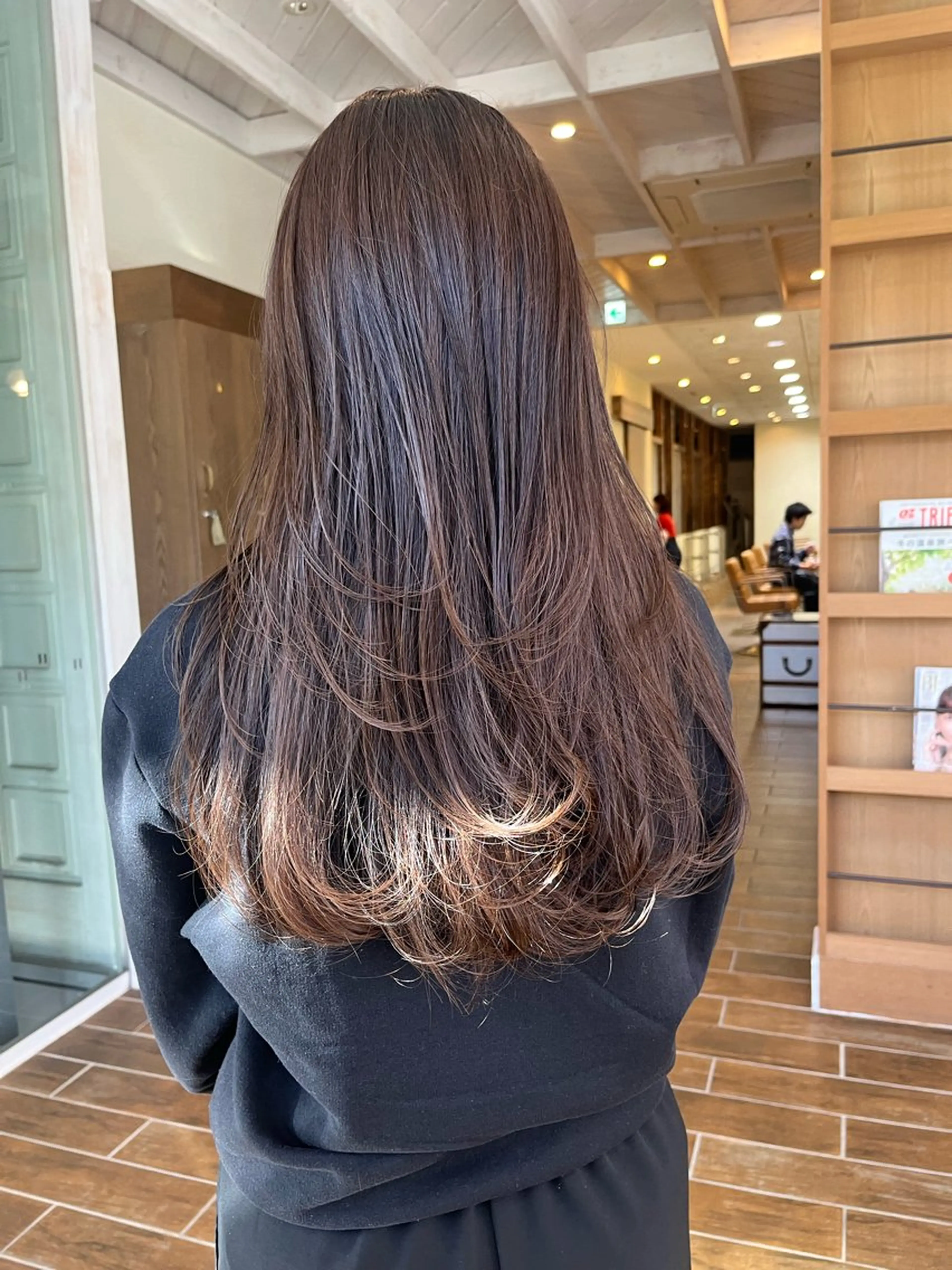 ロング カット 松野 心音のヘアスタイル