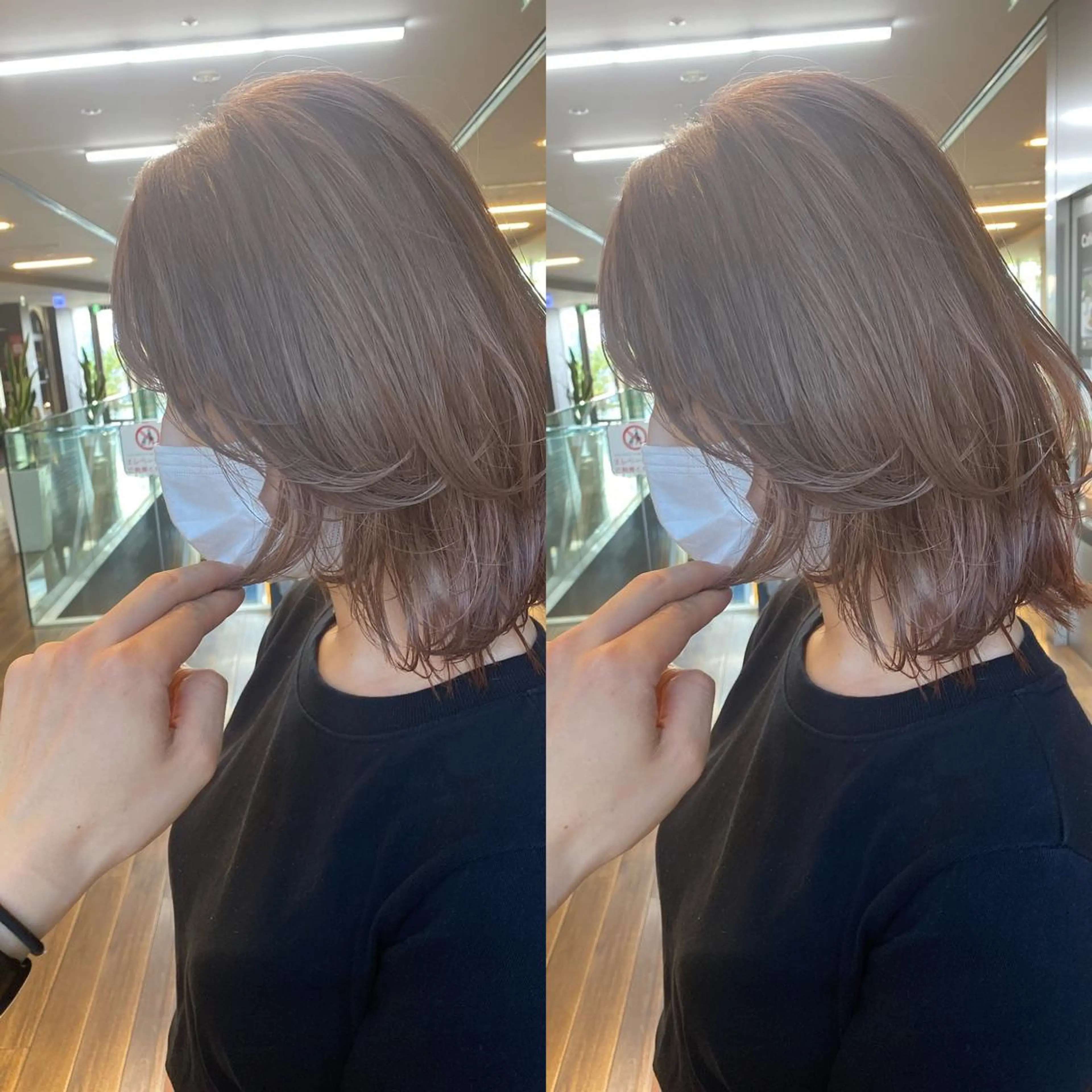 ミディアム ヘアアレンジ レイヤーカット 外ハネヘア ウルフカット ウルフレイヤー 誰よりも丁寧なカット 🍀小林輝のヘアスタイル