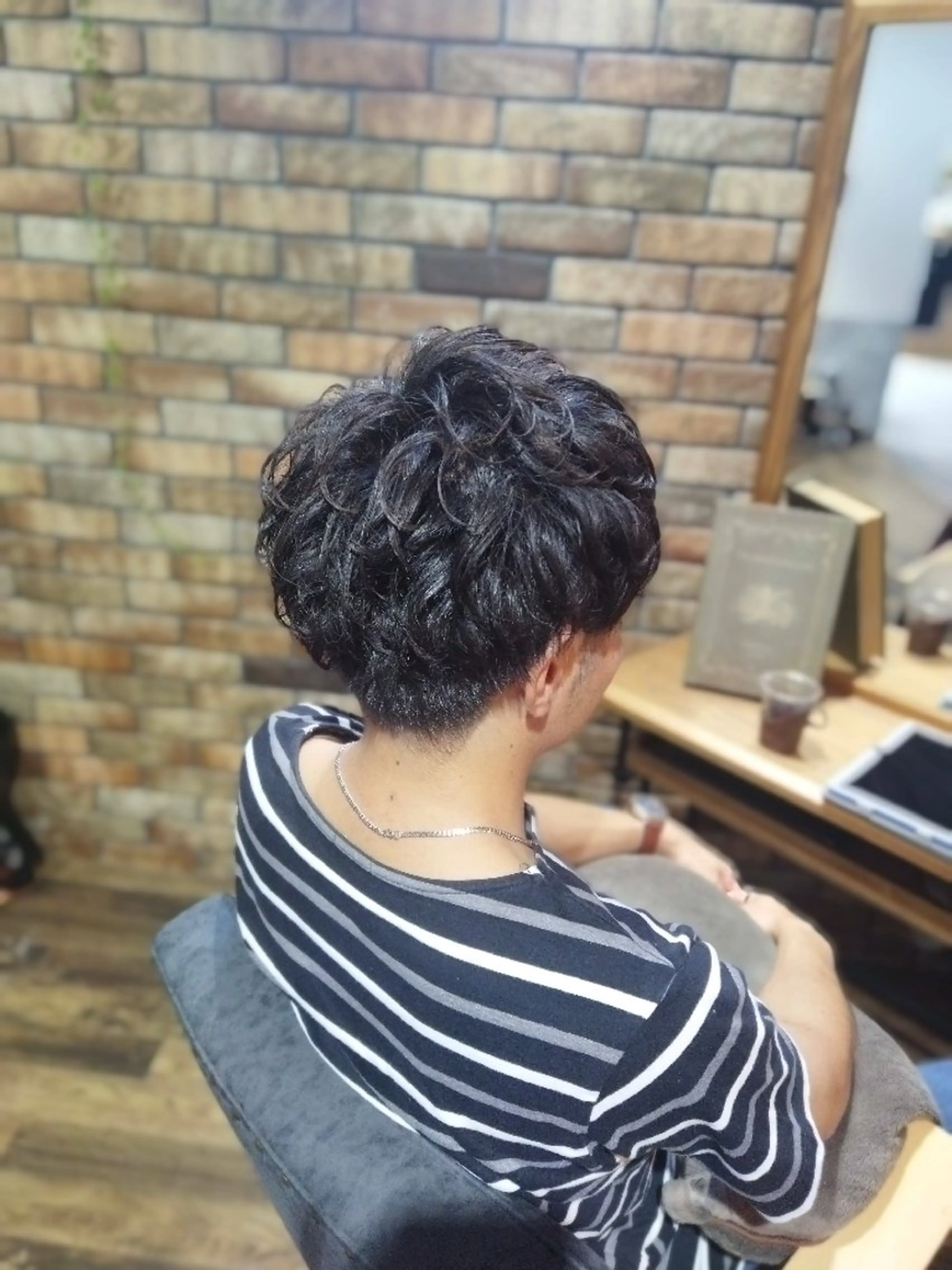 メンズ限定！カット、3Dパーマ✨  ¥11500の写真