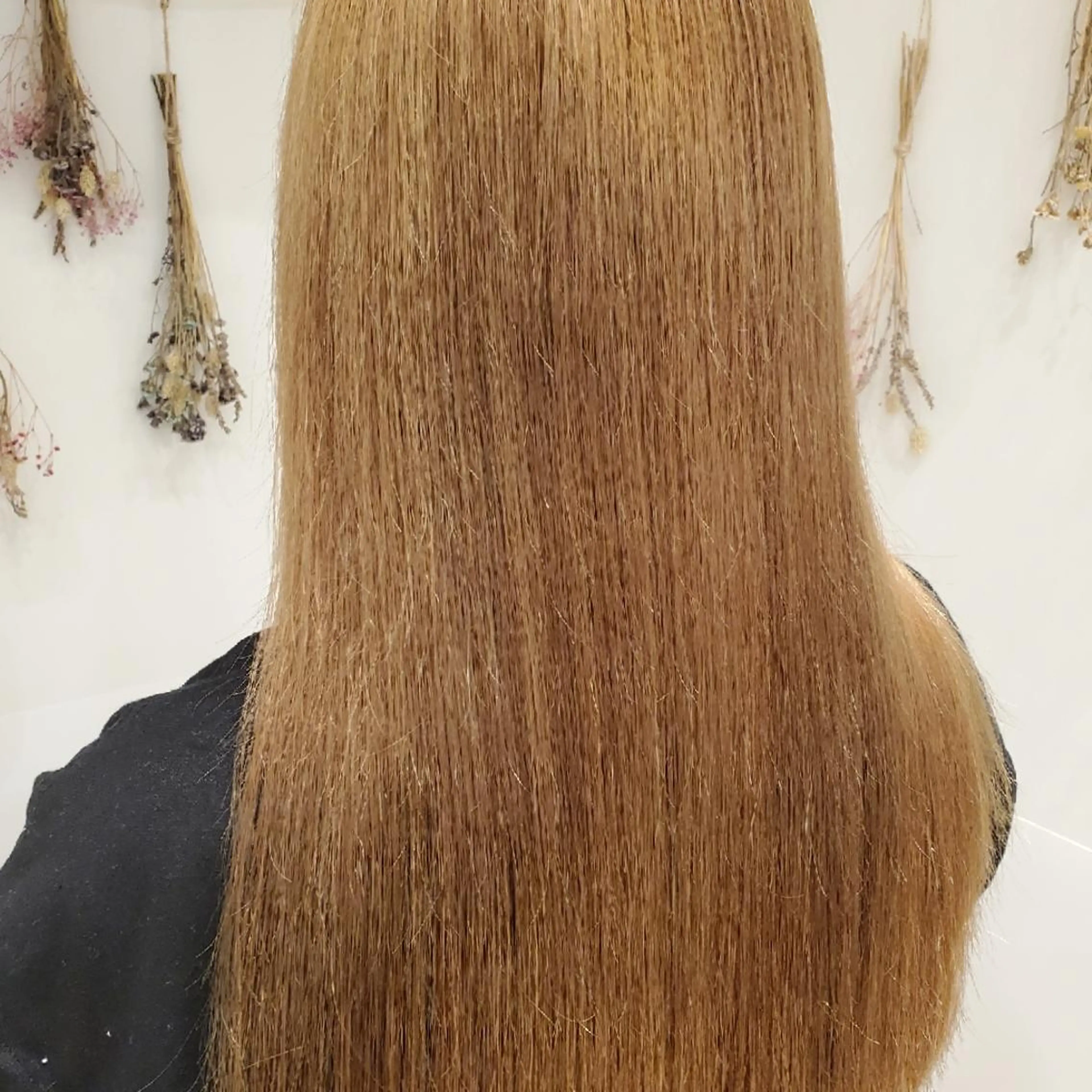 ロング 髪質改善 縮毛矯正 韓国レイヤー／髪質 改善カラー/れんのヘアスタイル