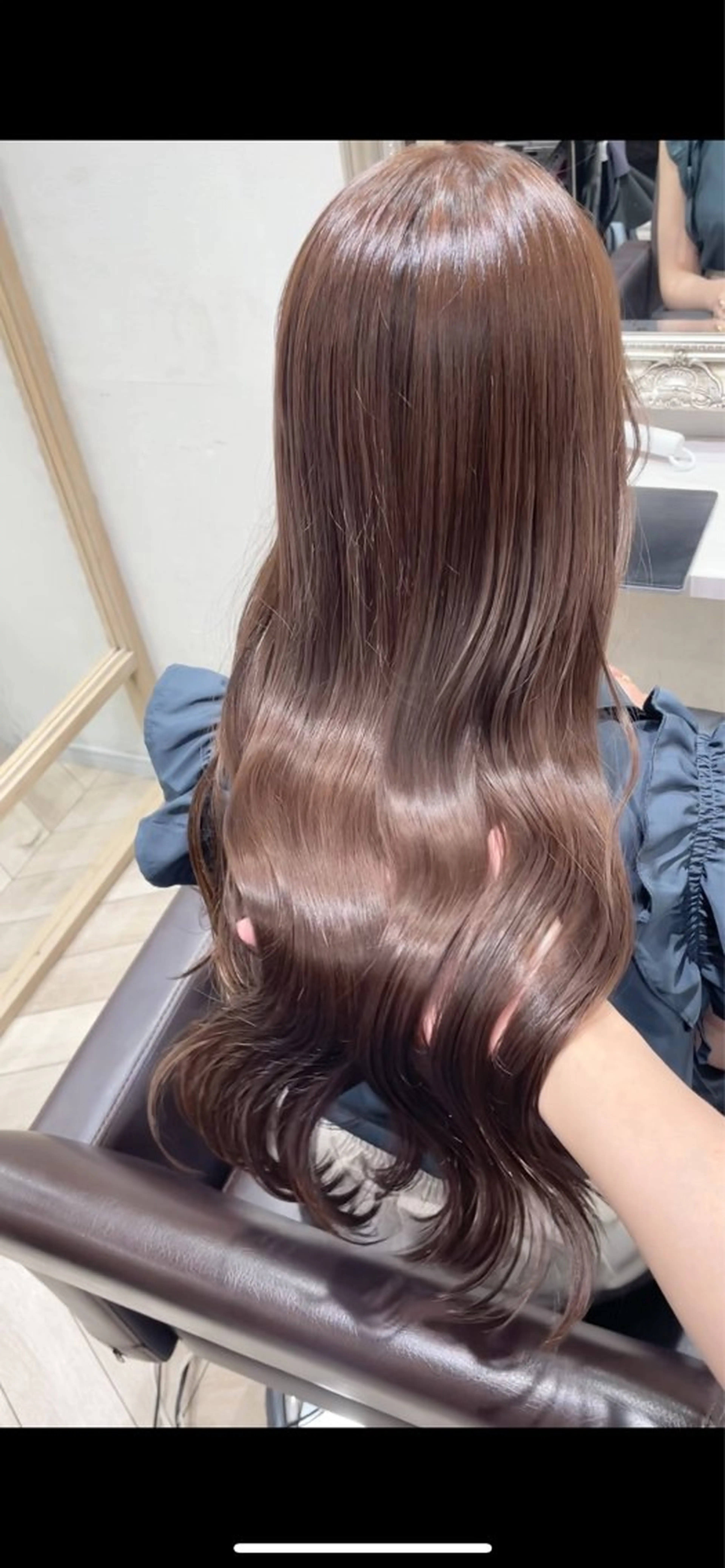 ロング カット ヘアカラー トリートメント KANA🌷 髪質改善のヘアスタイル