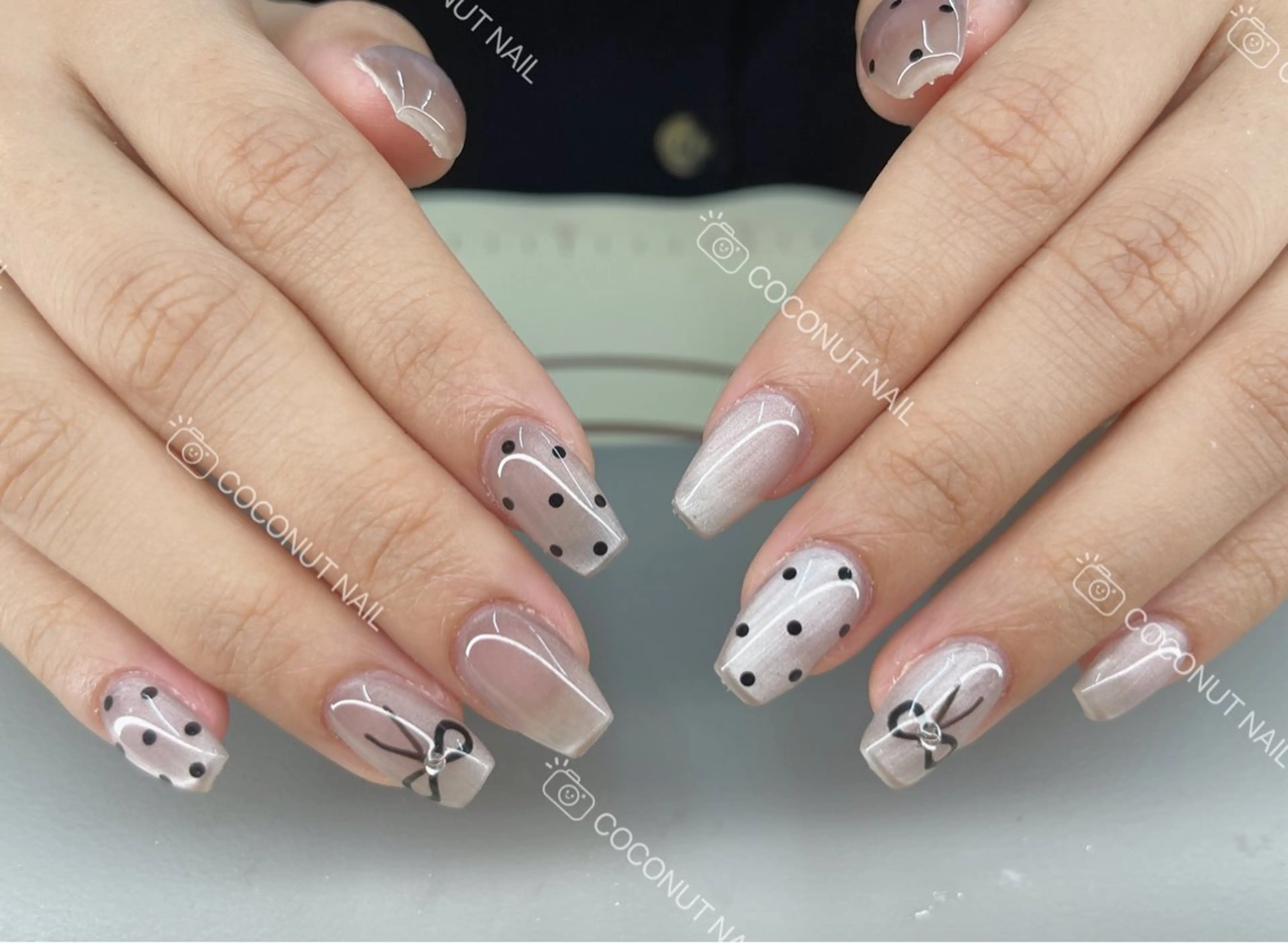 ネイル ハンドネイル 神田 ココナッツのネイルデザイン