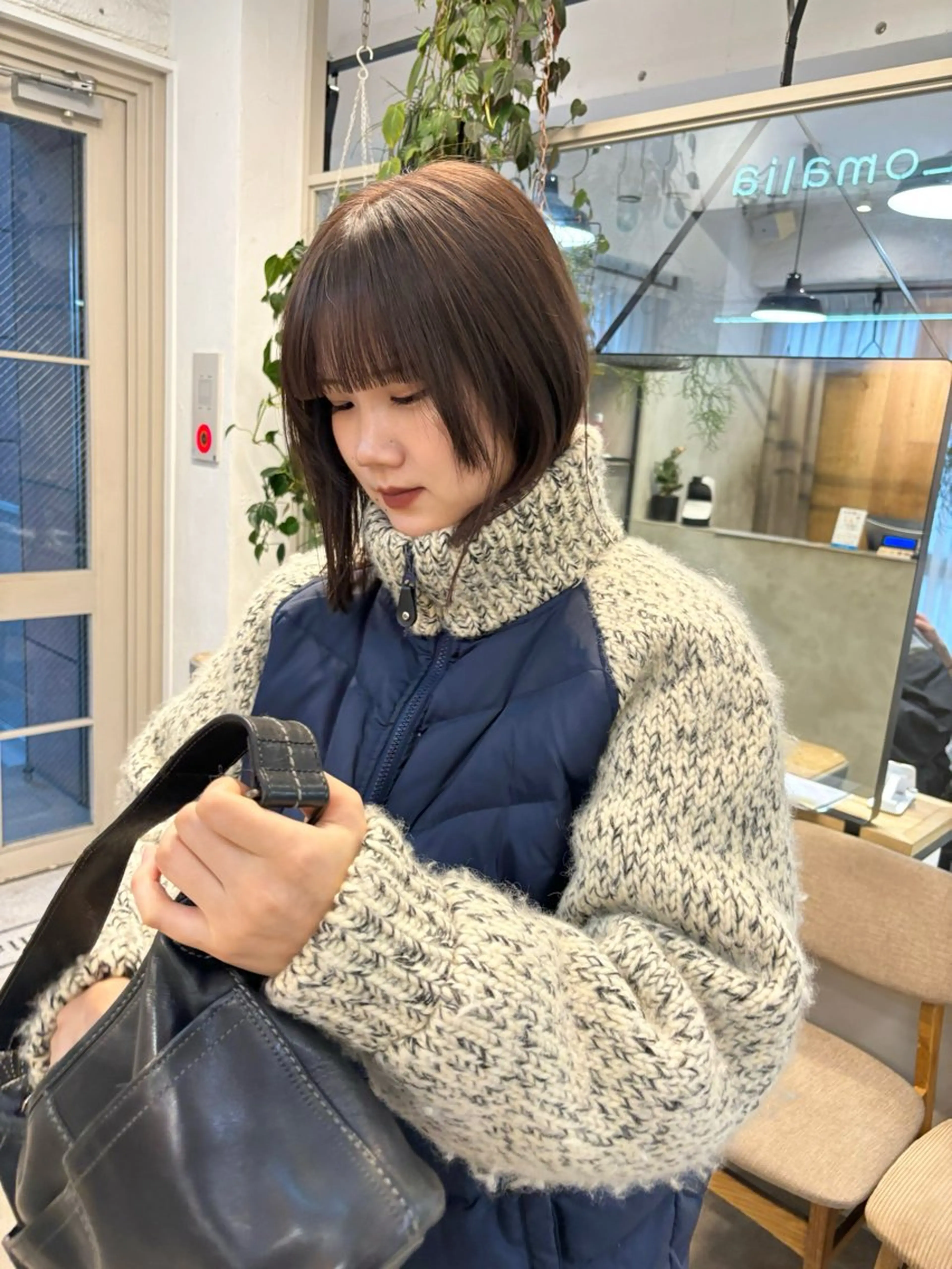 ショート カラー カット ヘアカラー オリーブ/縮毛♡ Natsuno🩰のヘアスタイル