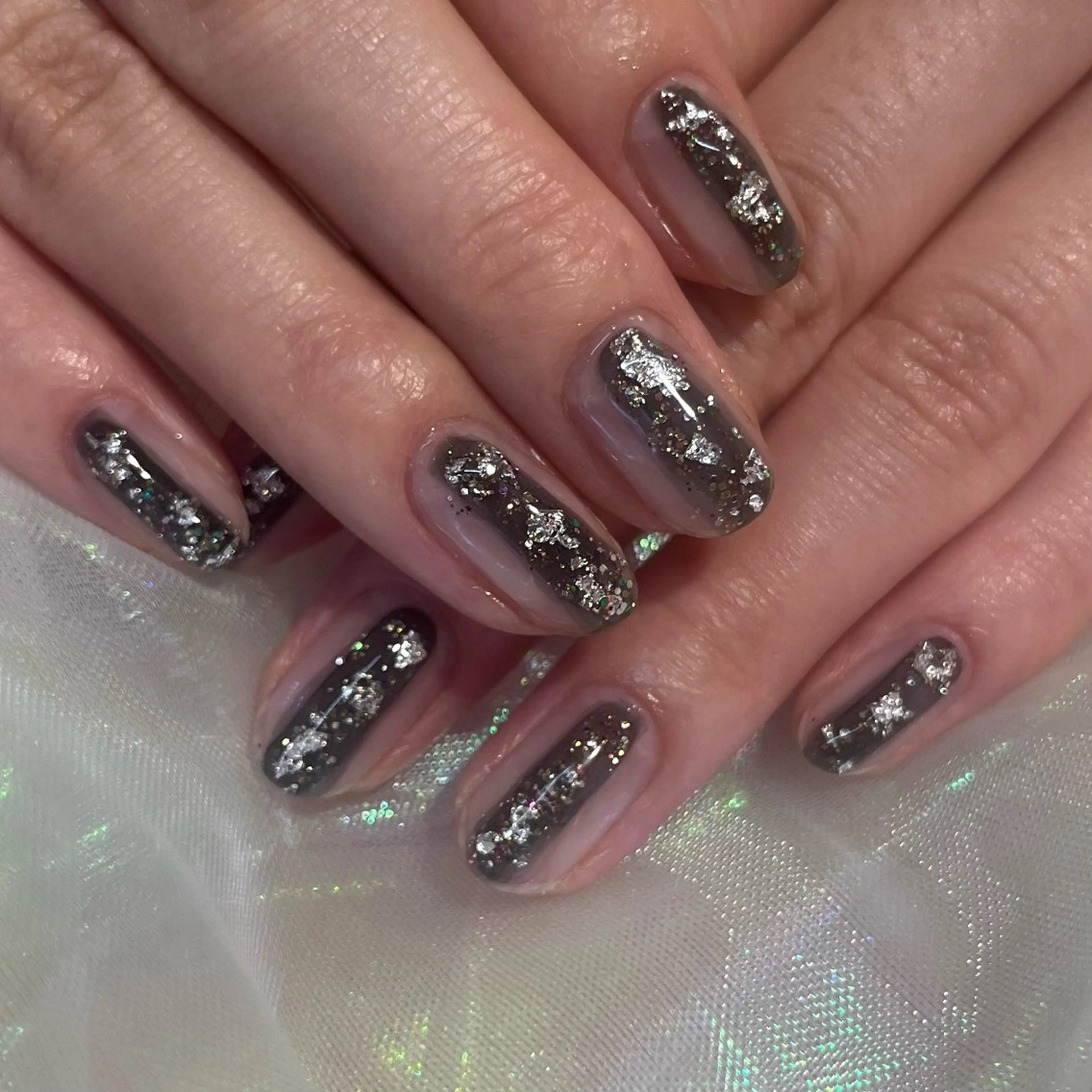 ネイル クリアネイル 渡邊 あかりのネイルデザイン