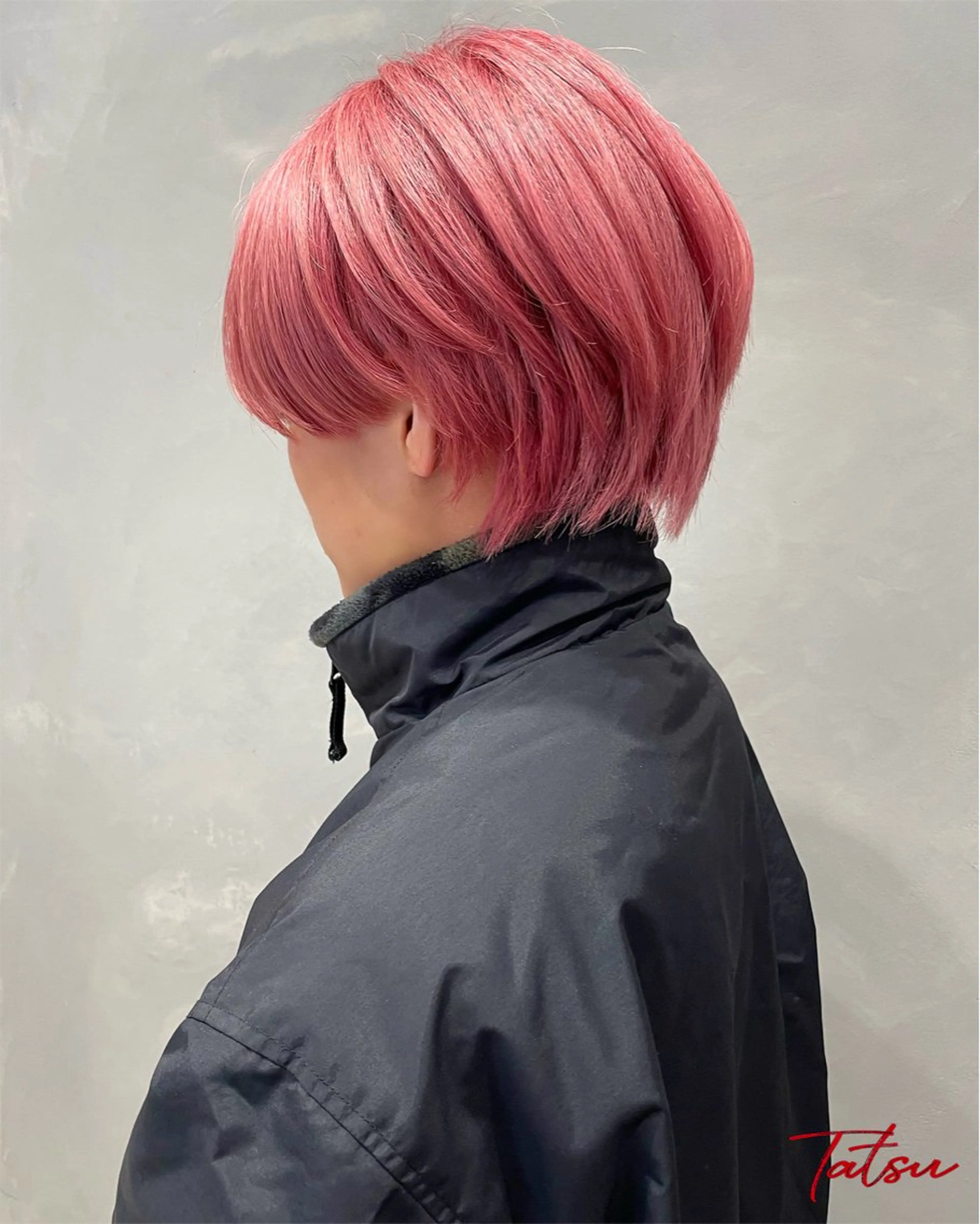 ショート カラー カット ヘアカラー トリートメント Tatsu/newi 大分 ハイトーンのヘアスタイル