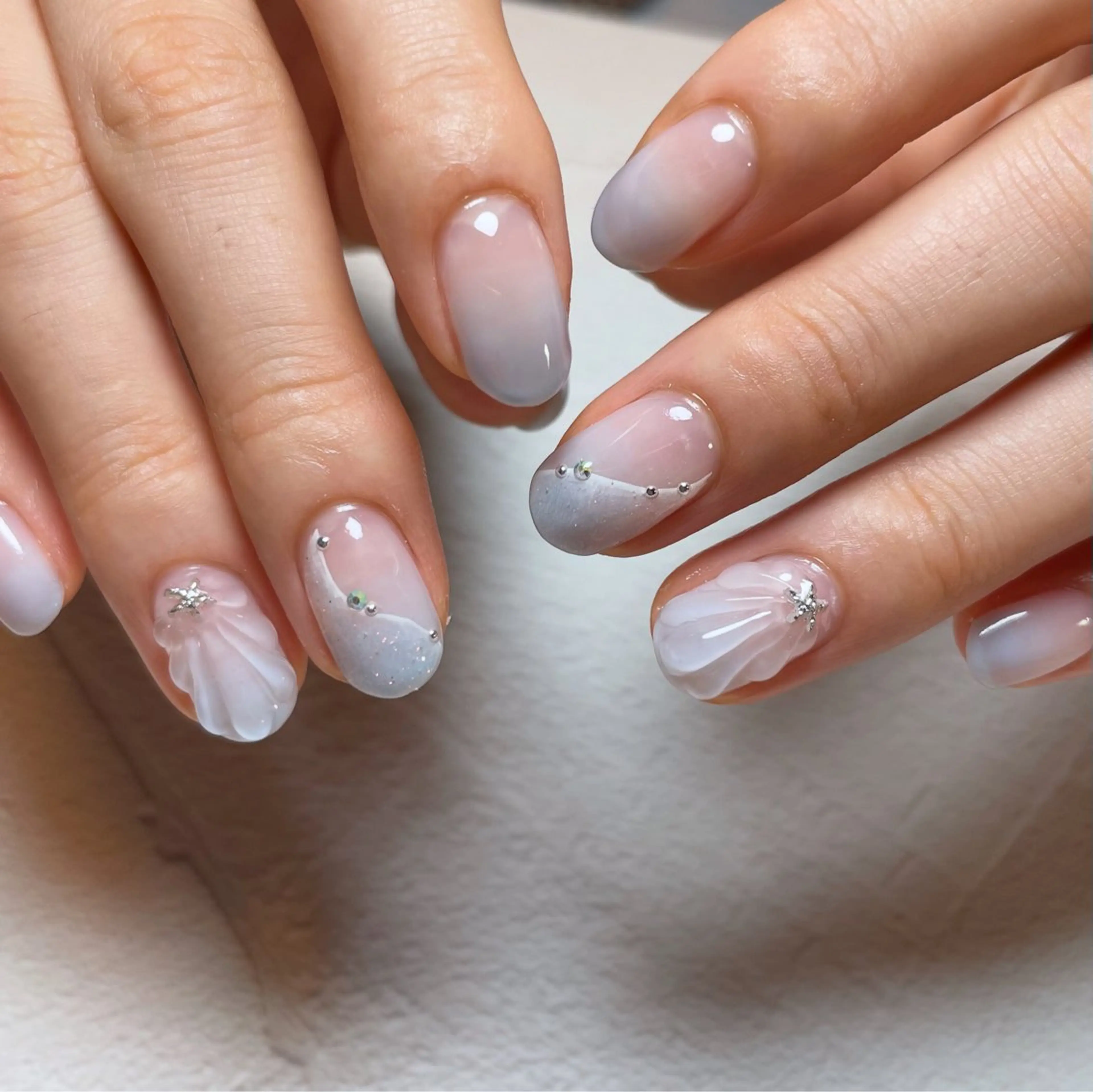 ネイル ハンドネイル Nail eyelash Rana所属・Konno🕊️ 【Rana】のネイルデザイン