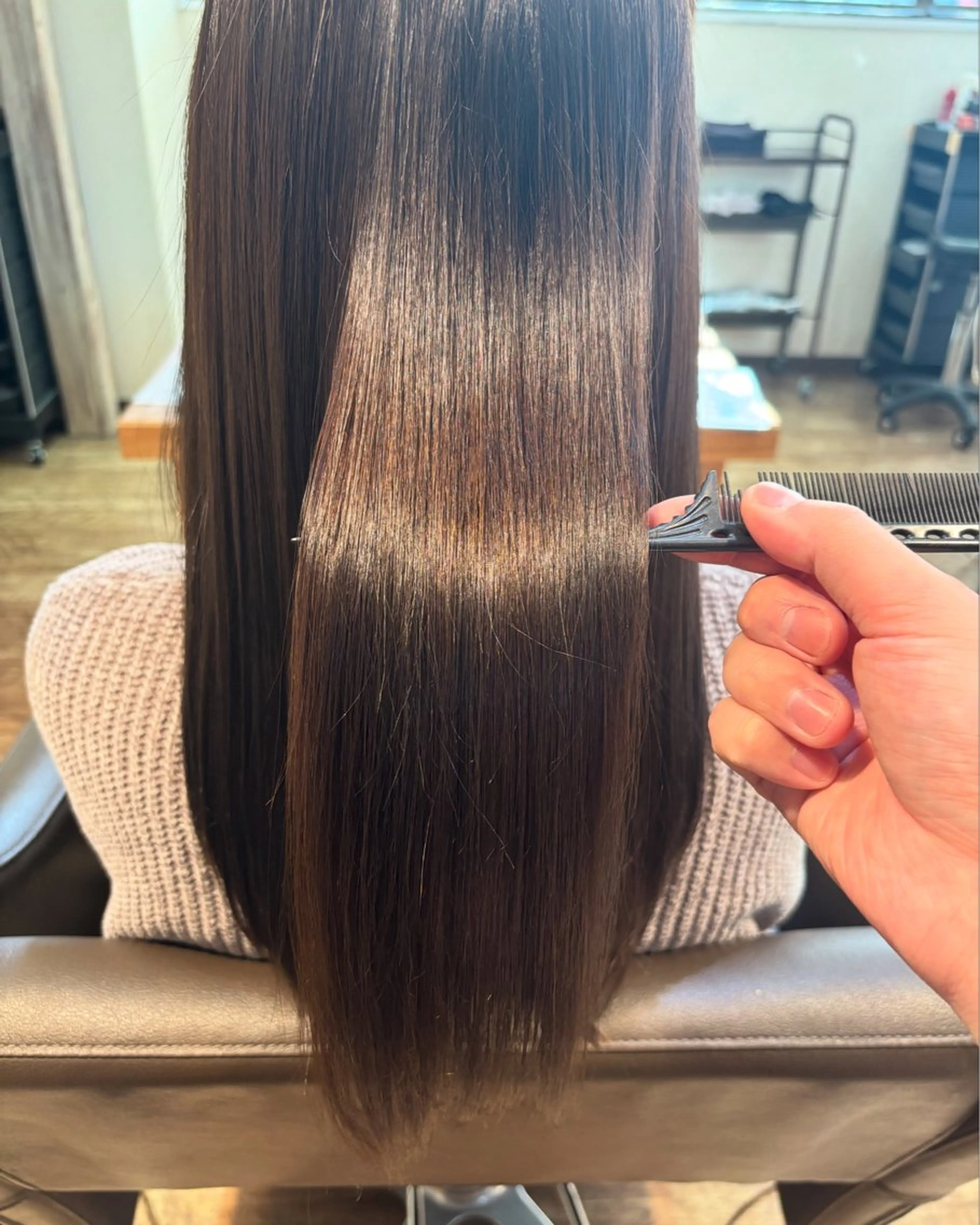 セミロング カラー Dilla 戸田公園所属・Dilla 戸田公園のヘアスタイル