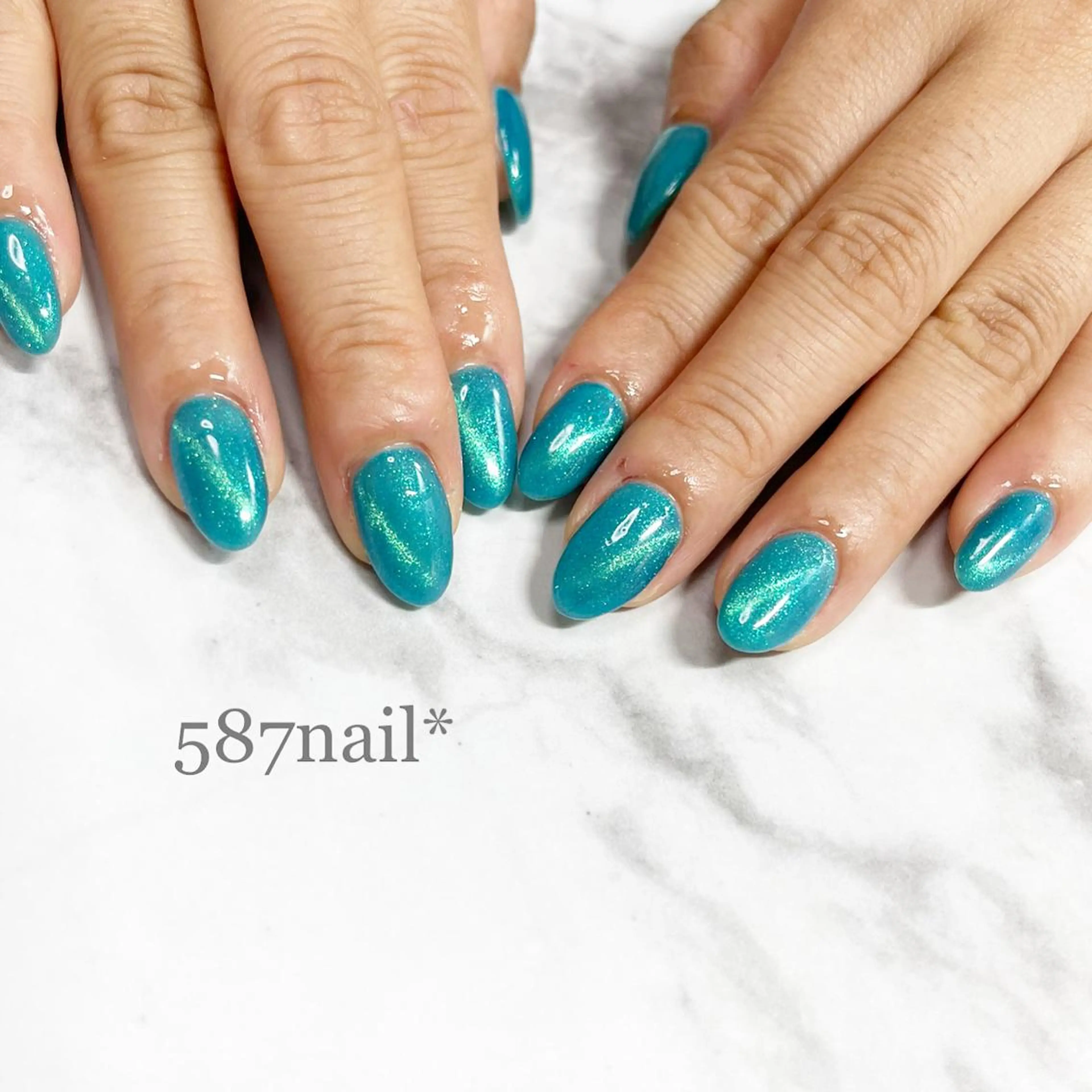 ネイル マグネットネイル 587nail *のネイルデザイン