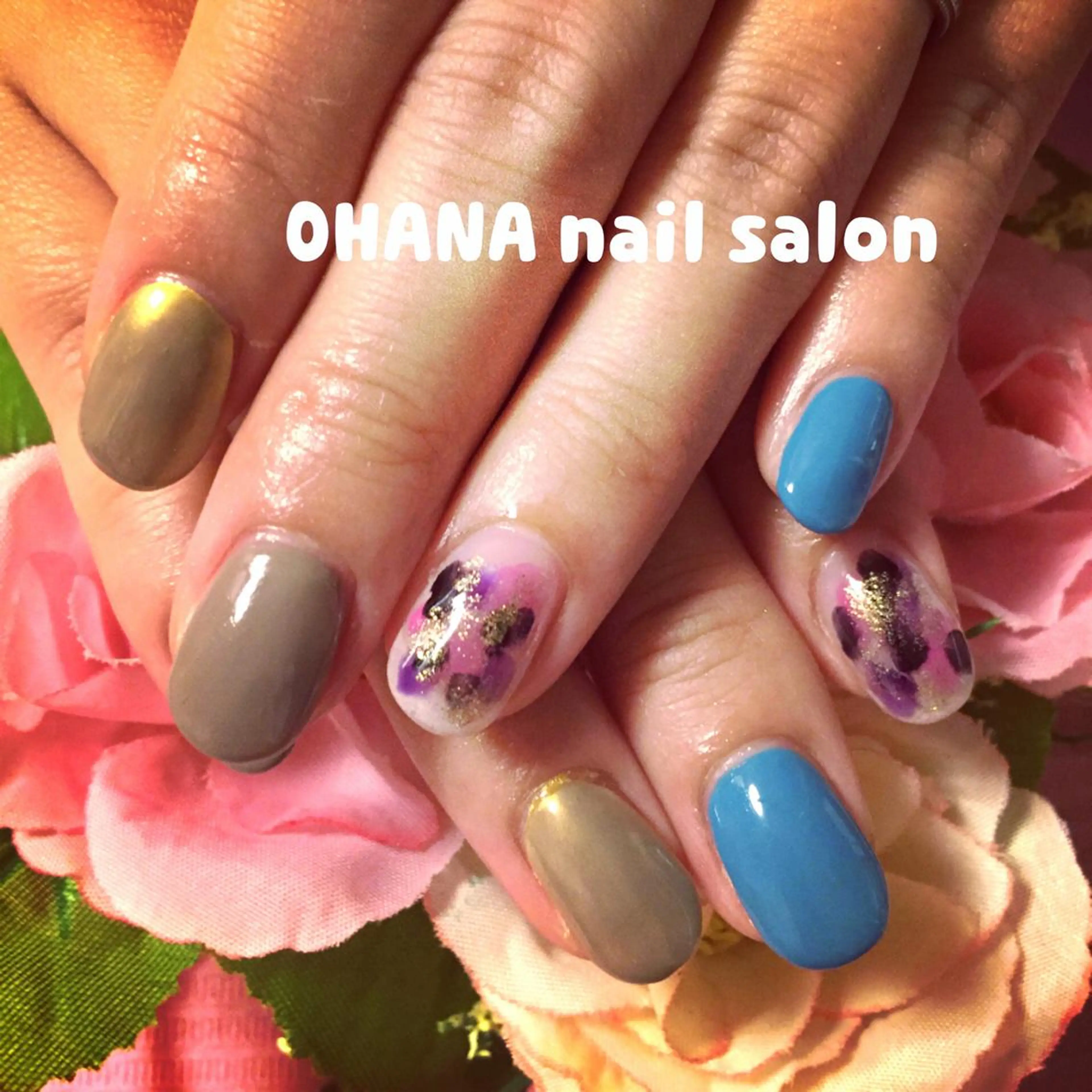 ネイル ジェルネイル ミラーネイル 那覇🏝️台湾人 ネイリストSHIUのネイルデザイン