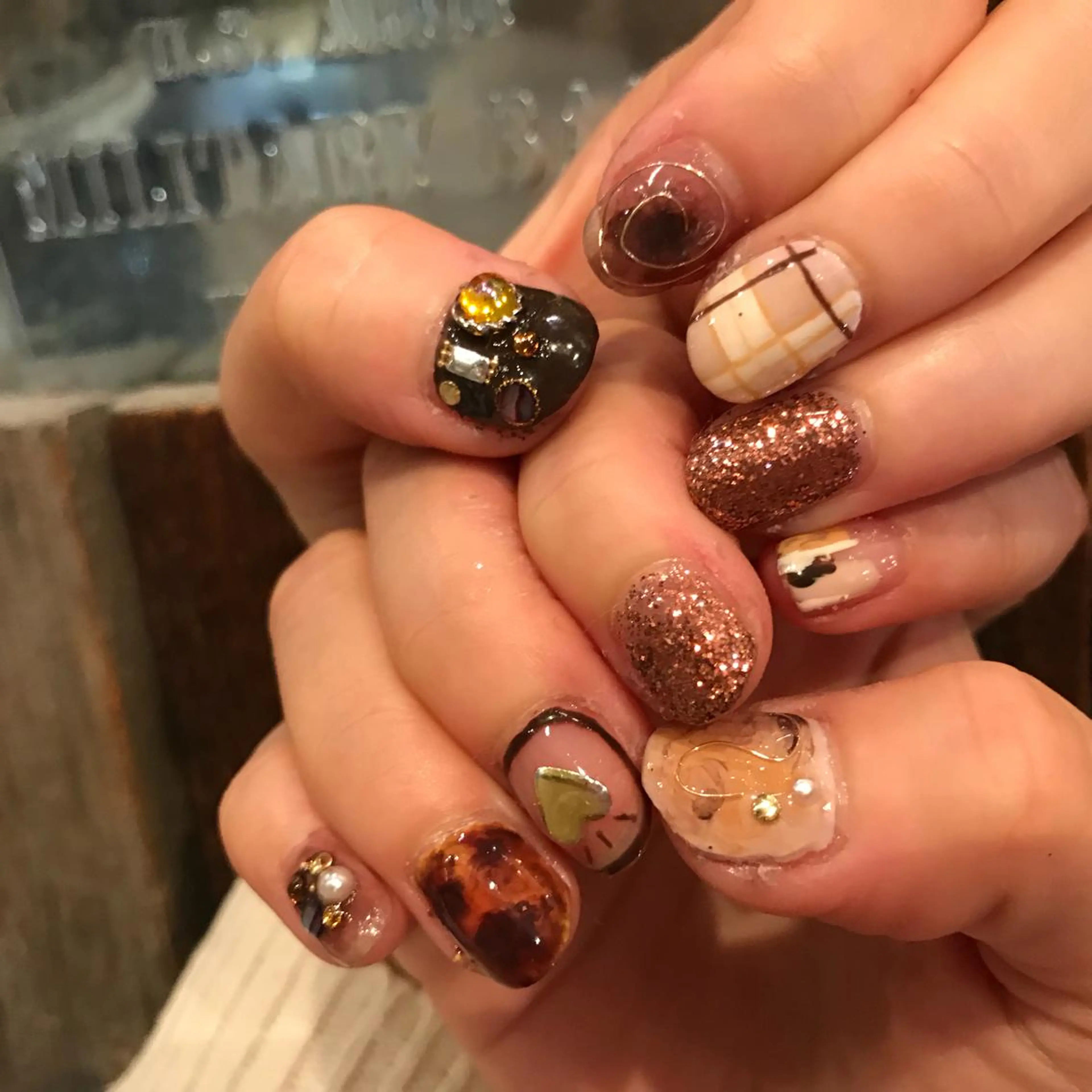 ネイル AOI✩⡱ y2kネイルのネイルデザイン