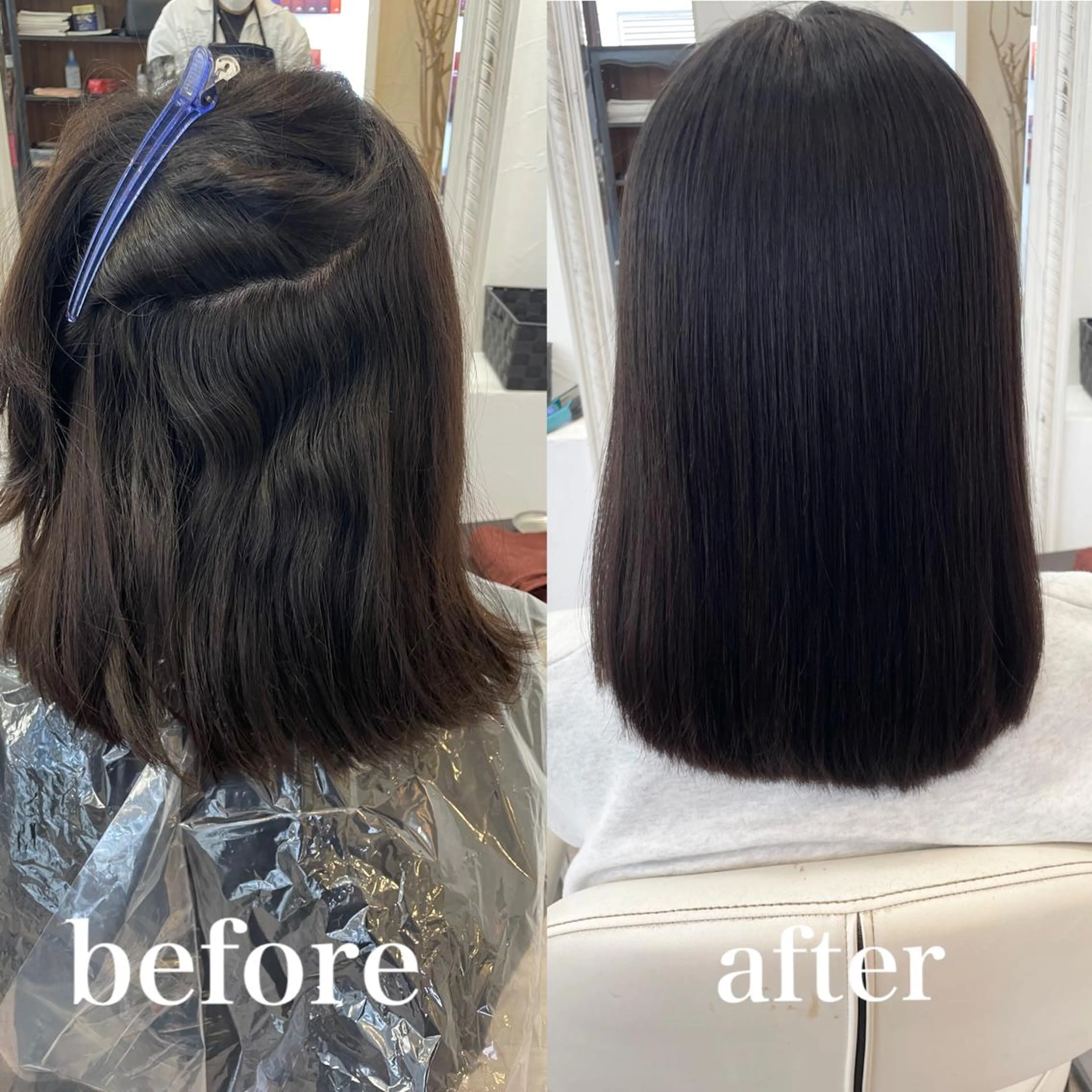 ミディアム 縮毛矯正/髪質改善 主税巧一のヘアスタイル