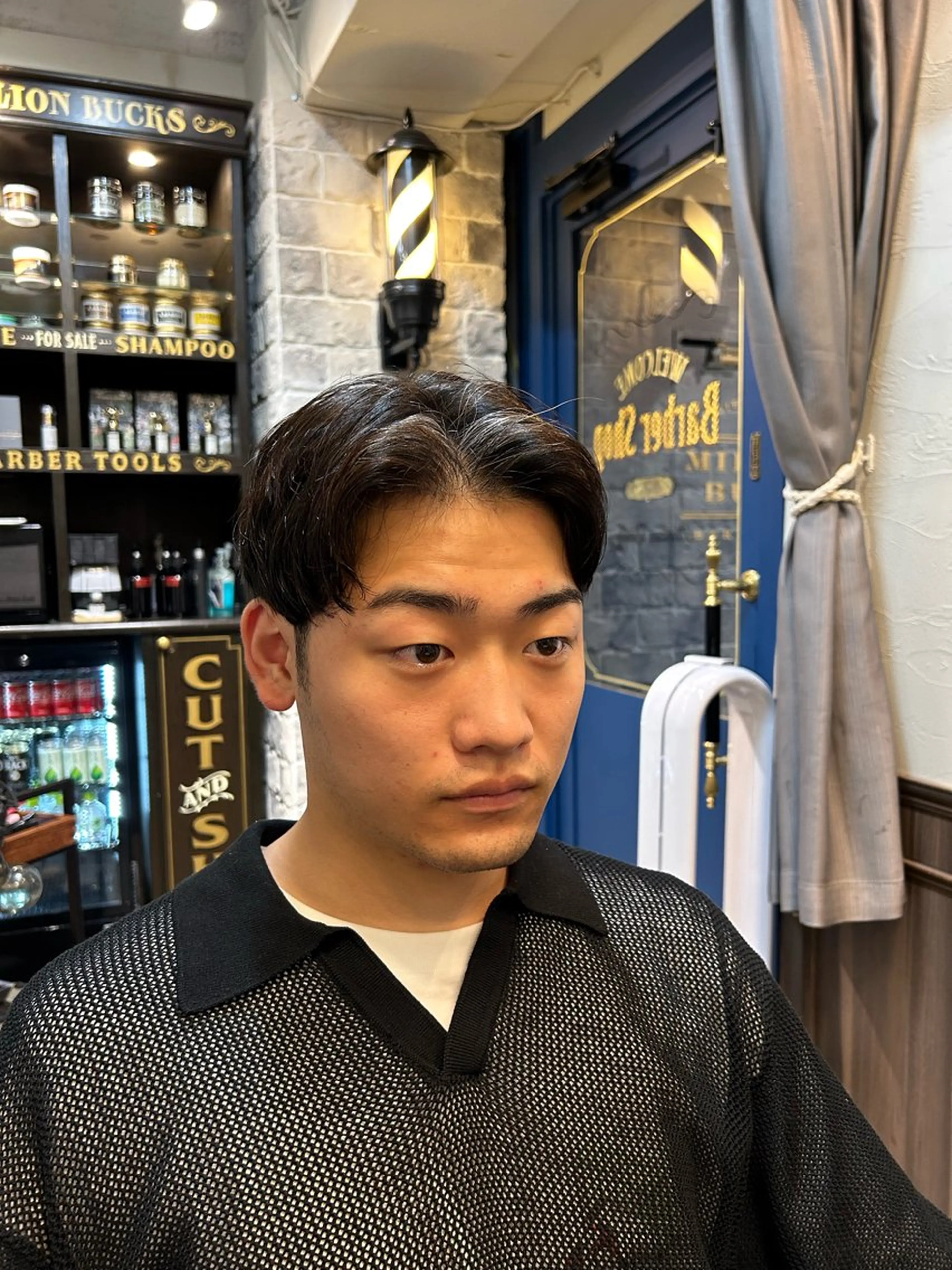 ミディアム 伊藤 博紀のヘアスタイル