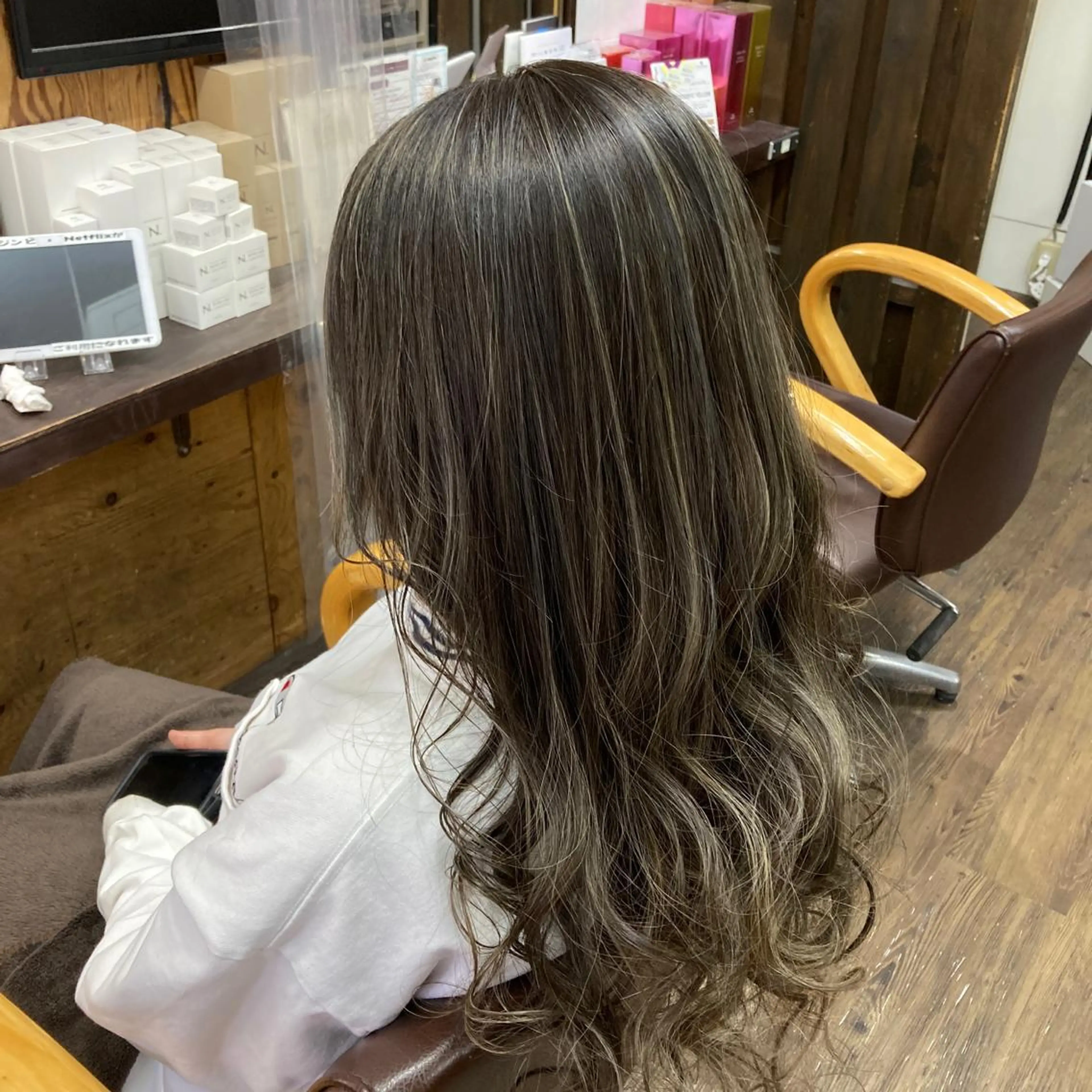 セミロング カラー ハイライトカラー ハイライト カット ヘアカラー ✨U-topia渡邉 大樹【公認資格有】✨のヘアスタイル