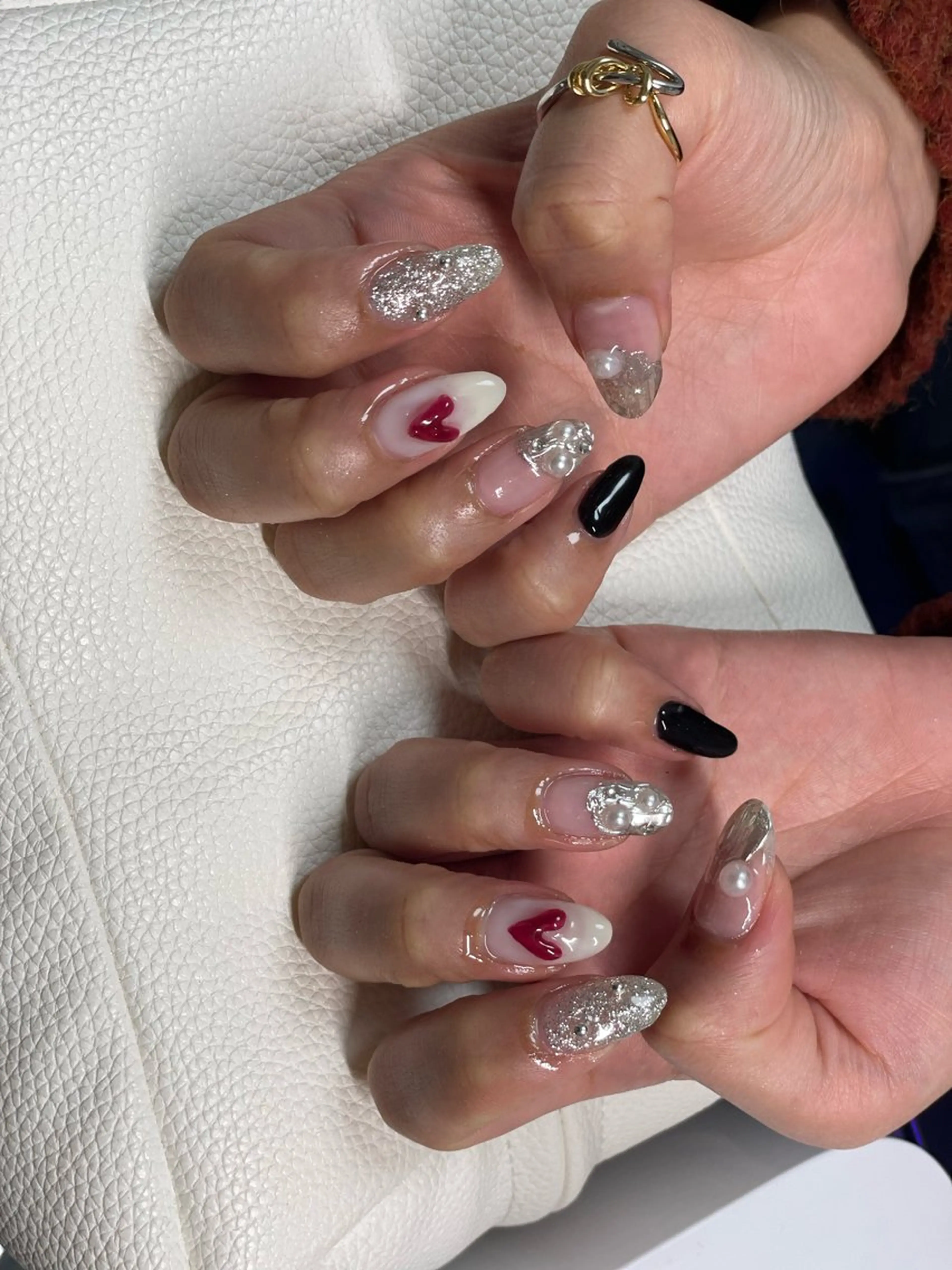 ネイル ハート BABY LION :Linaのネイルデザイン