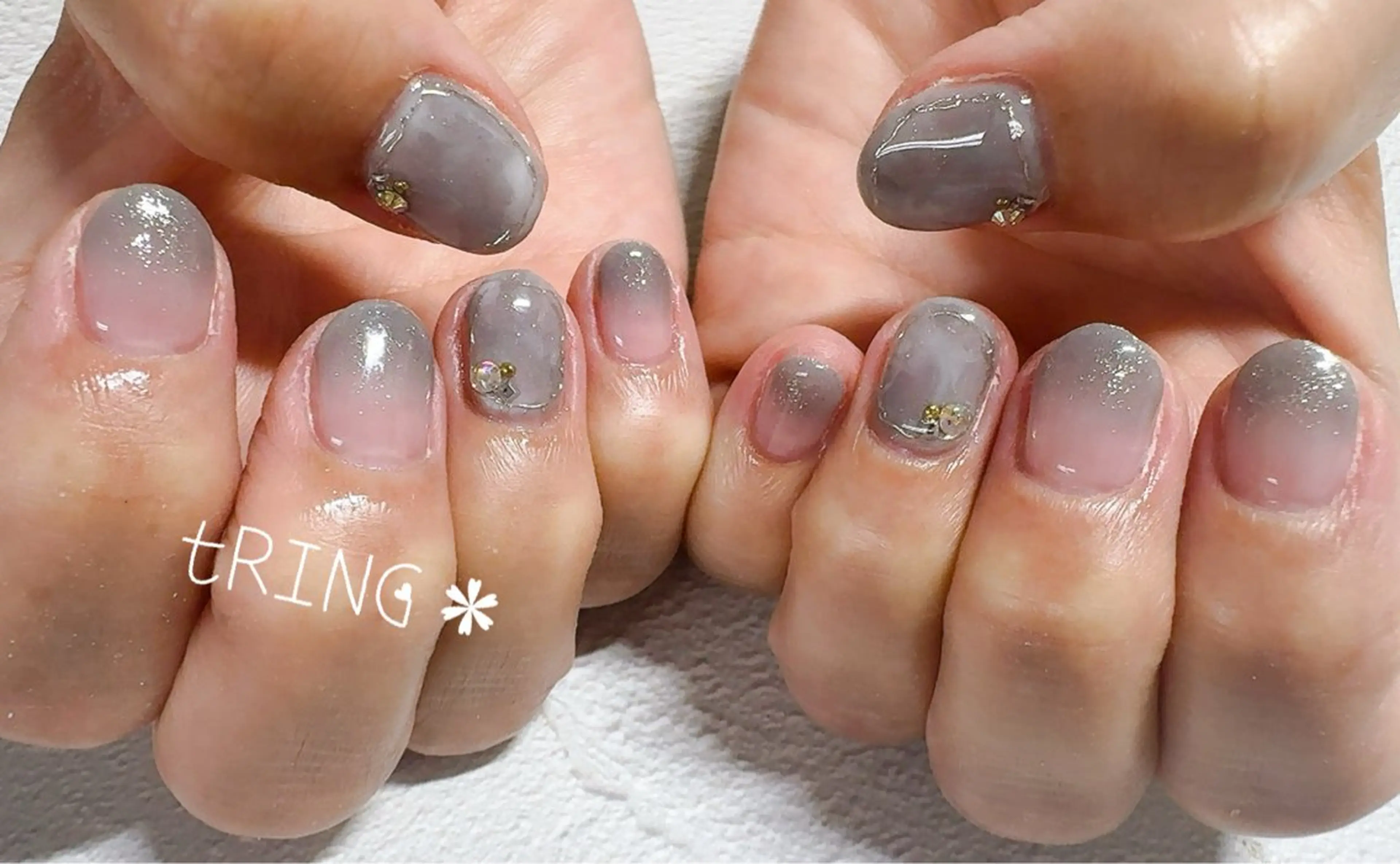 ネイル ハンドネイル tRING＊ しいの木台のネイルデザイン