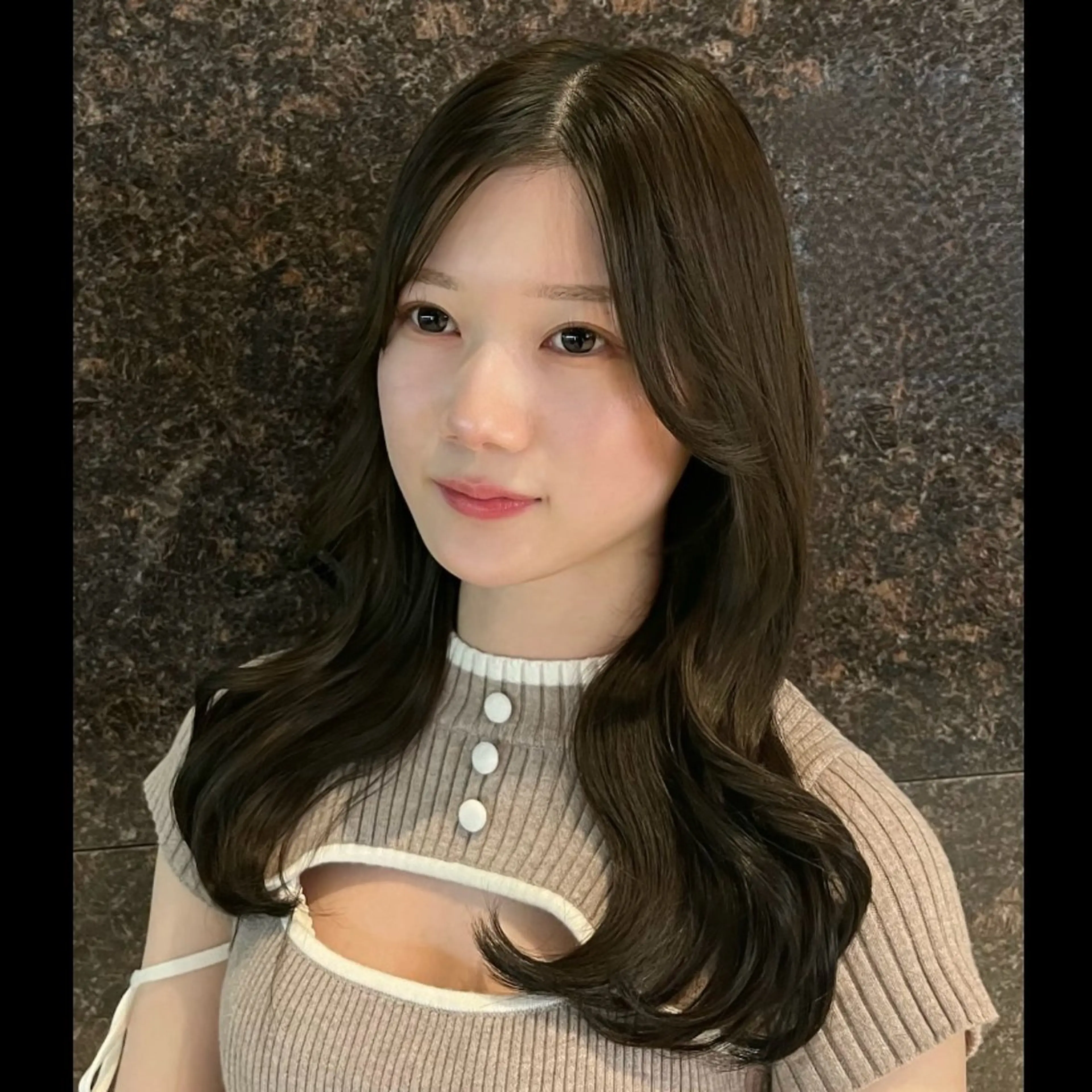 セミロング カラー 髪質改善 トリートメント カラー/韓国レイヤー /ブリーチ/hinaのヘアスタイル