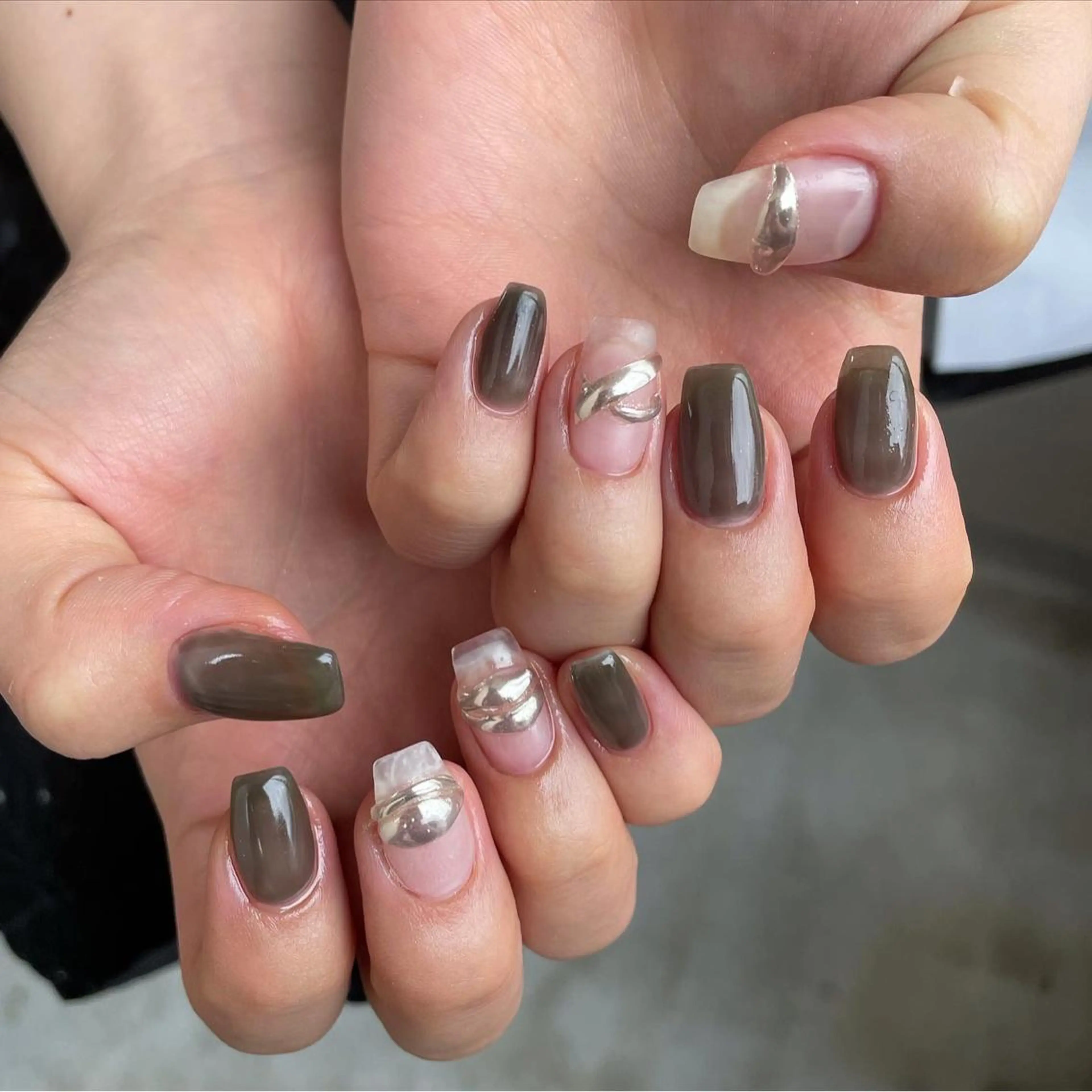 ネイル ハンドネイル ハンドケア lyly.nail所属・lylynail YUUKAのネイルデザイン