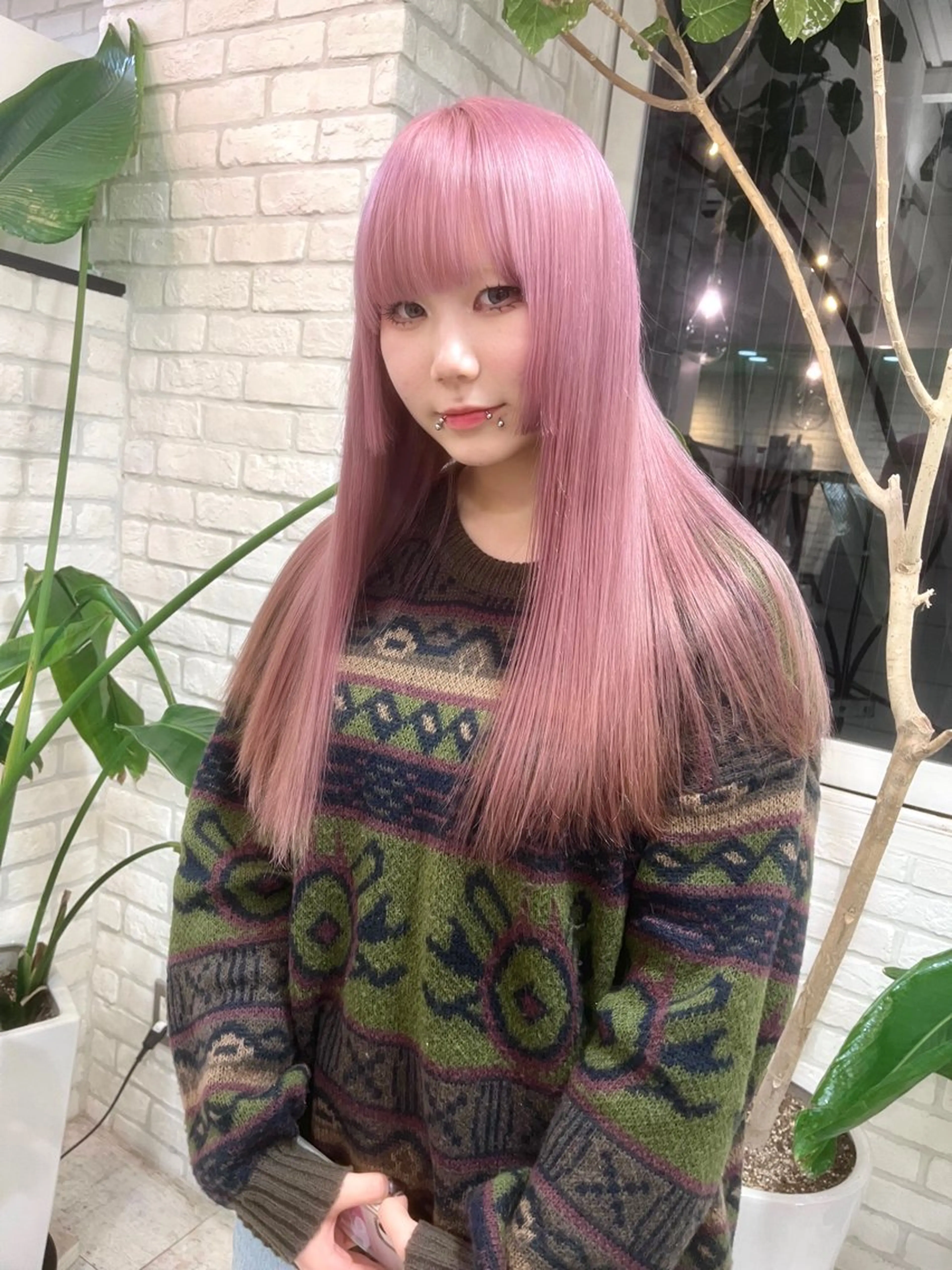 【🍔新規限定半額🍟】カット➕ブリーチ➕カラー➕次回予約で40%OFFクーポン付の写真