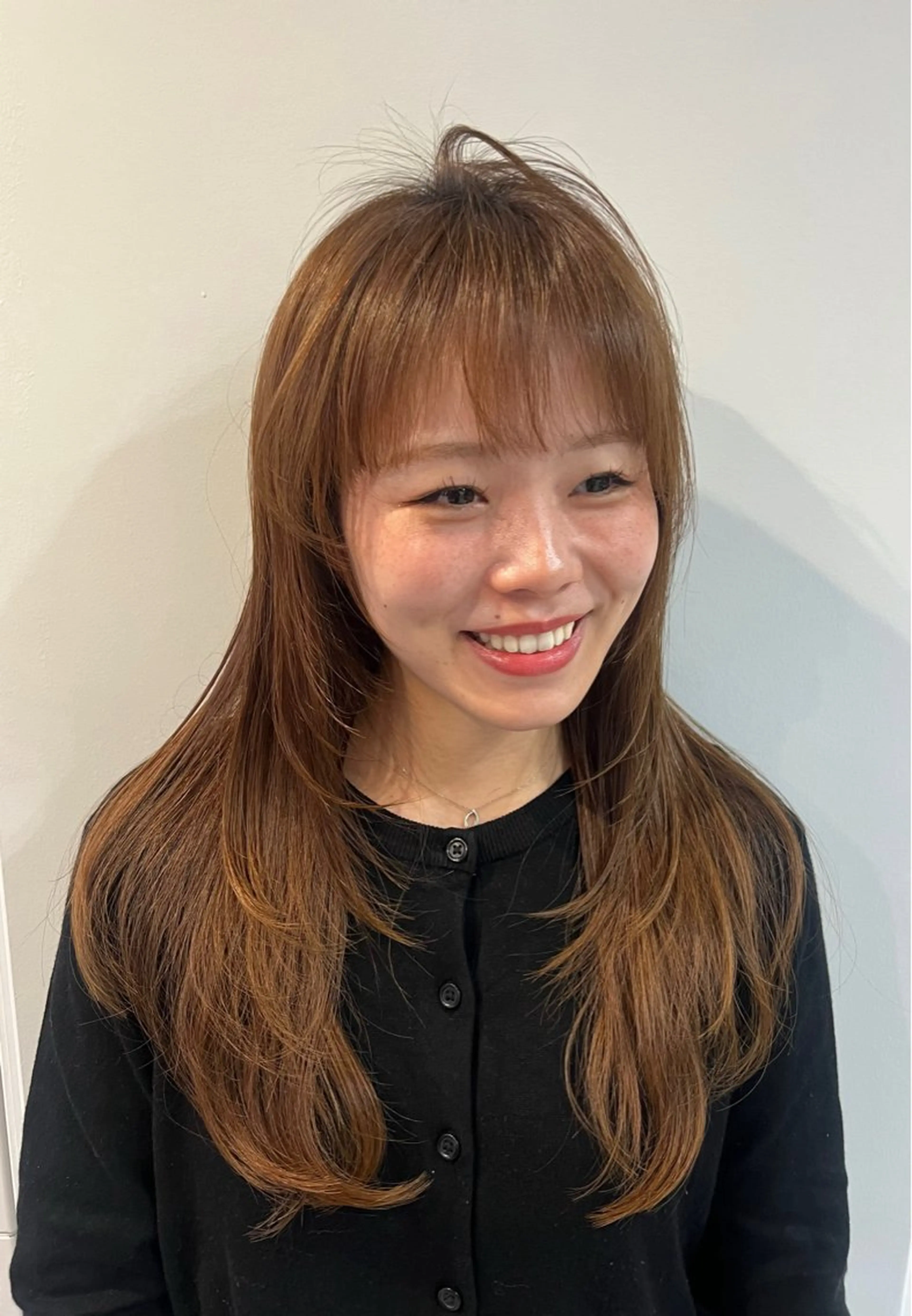 カラー ベージュカラー ヘアカラー 深堀 さくらのヘアスタイル