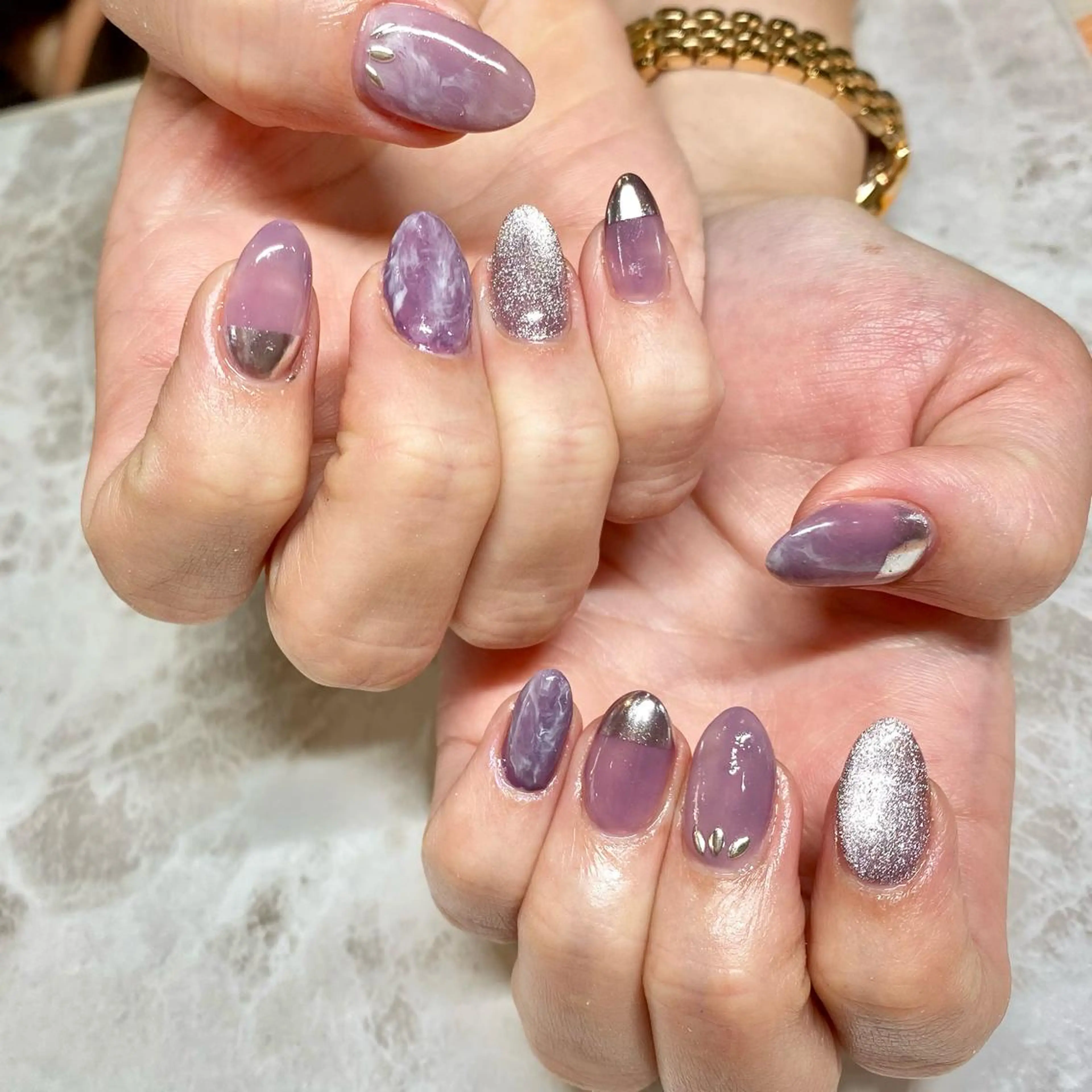 ネイル ハンドネイル reco nail所属・池田 美穂のネイルデザイン