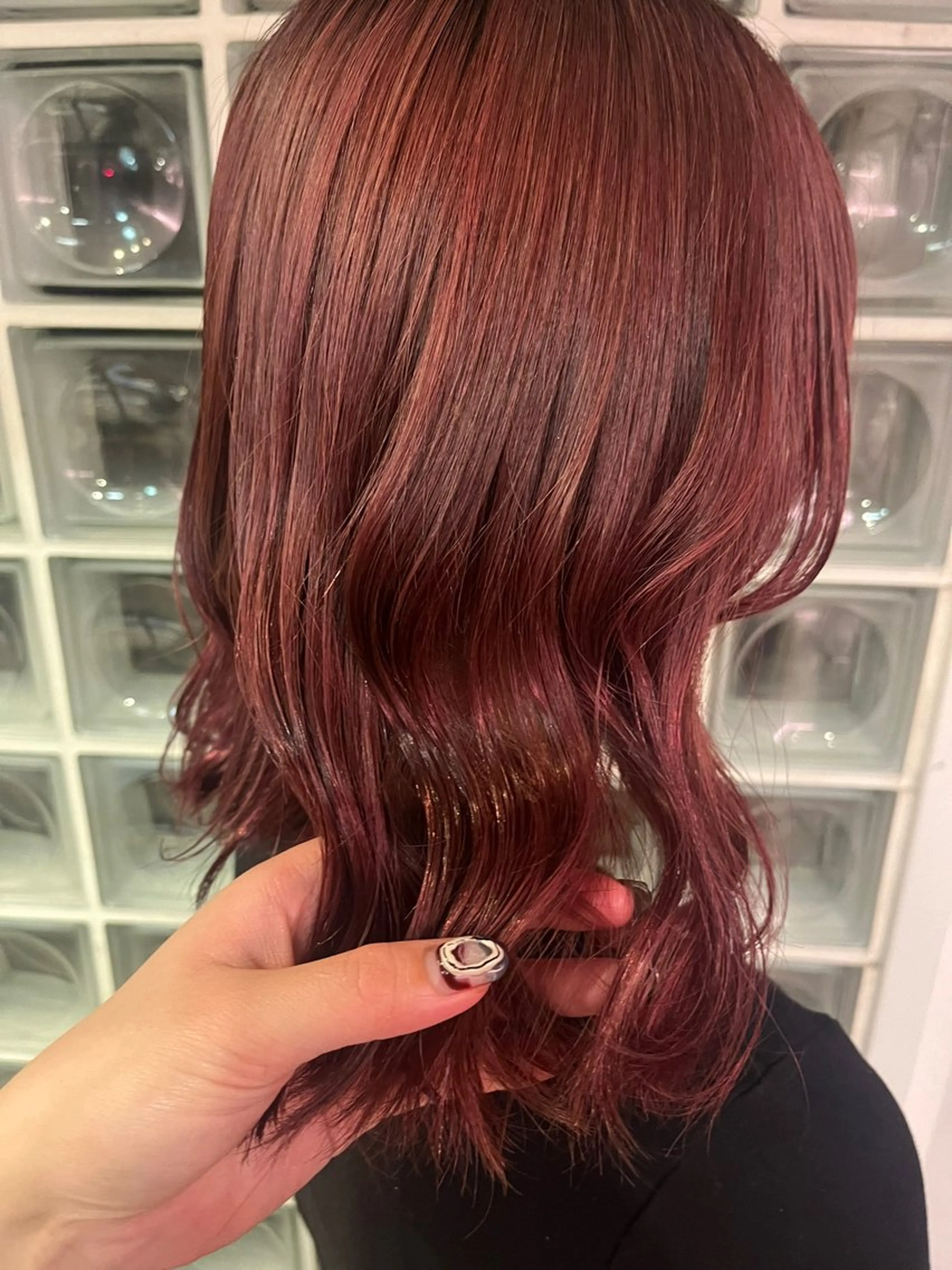 カラー くすみカラー/縮毛 ayukaのヘアスタイル