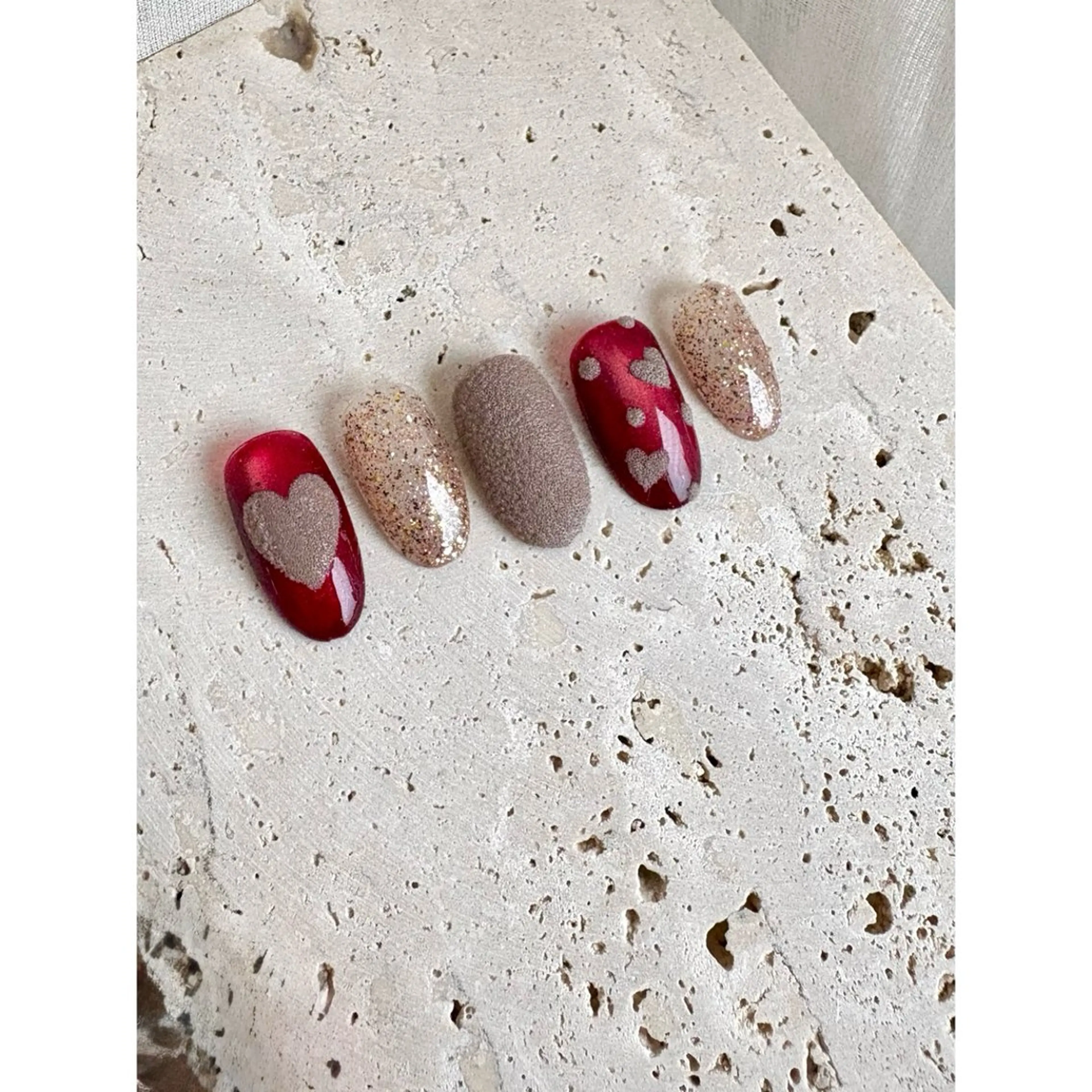 ネイル ハンドネイル 𖡼 yumenoのネイルデザイン