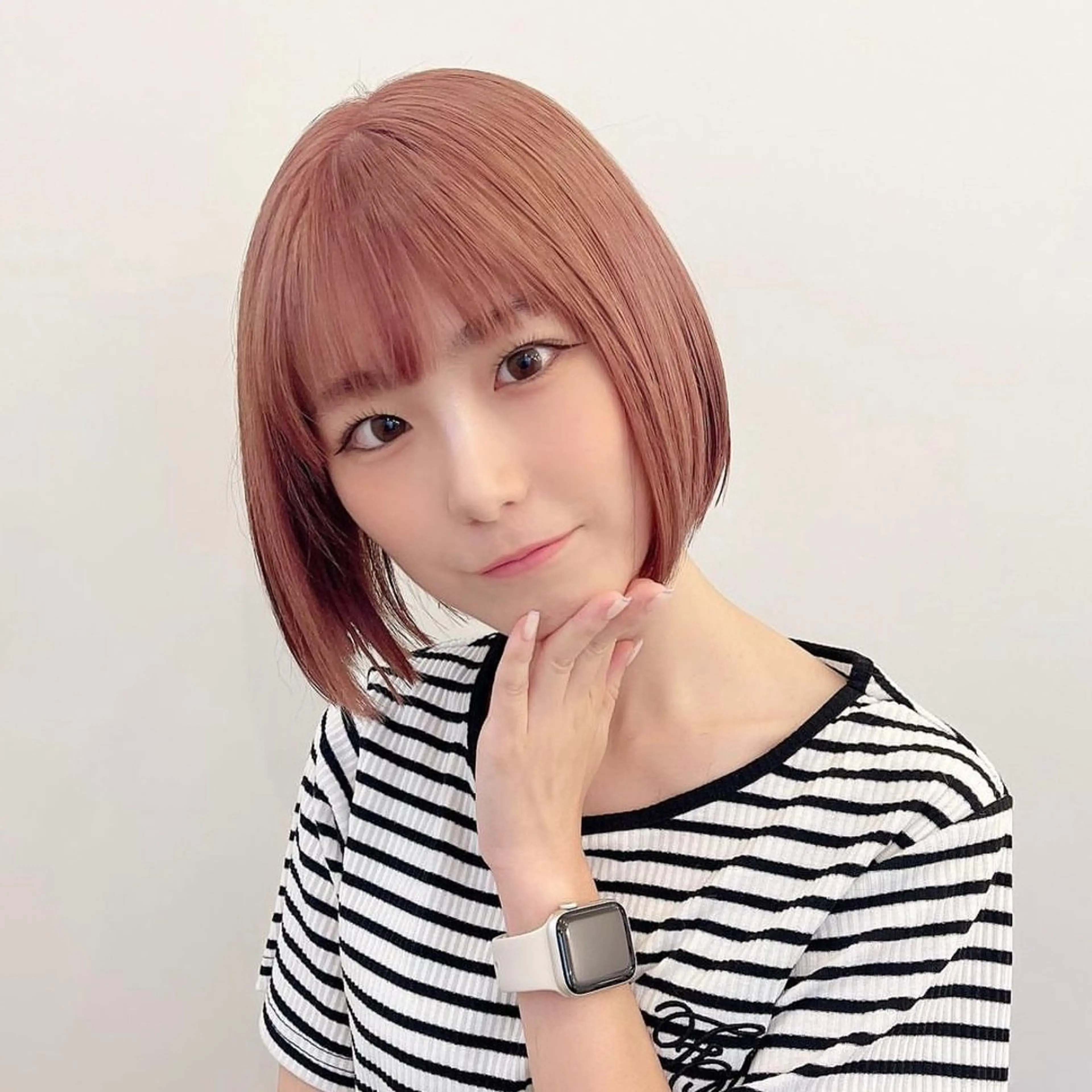 ショート カラー ブリーチ カット ヘアカラー トリートメント 🌷お洒落推しカラー moe🐰🌷のヘアスタイル