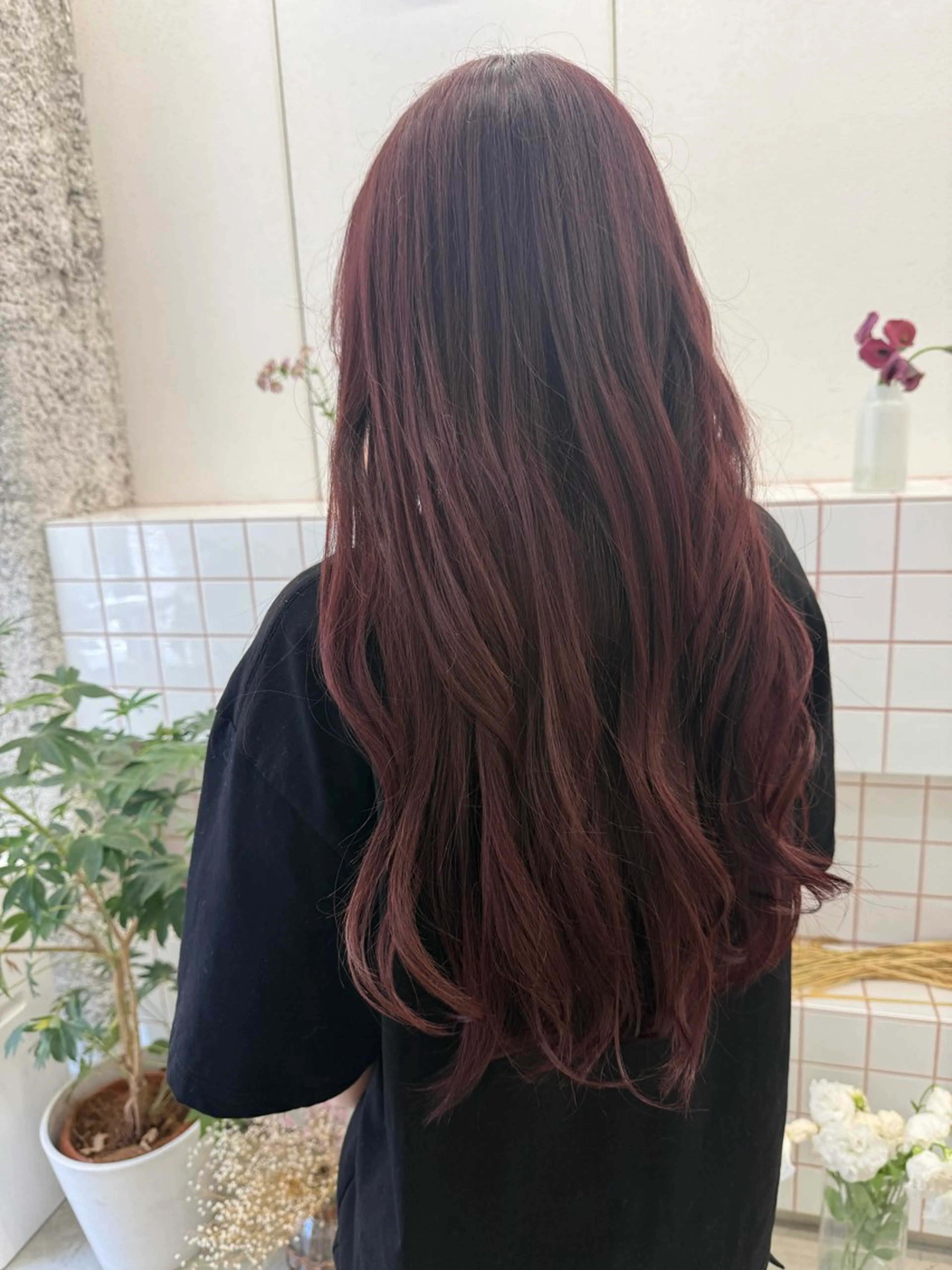 カラー ヘアカラー 🎀花屋併設サロン 荘司まゆり🎀‪‪のヘアスタイル