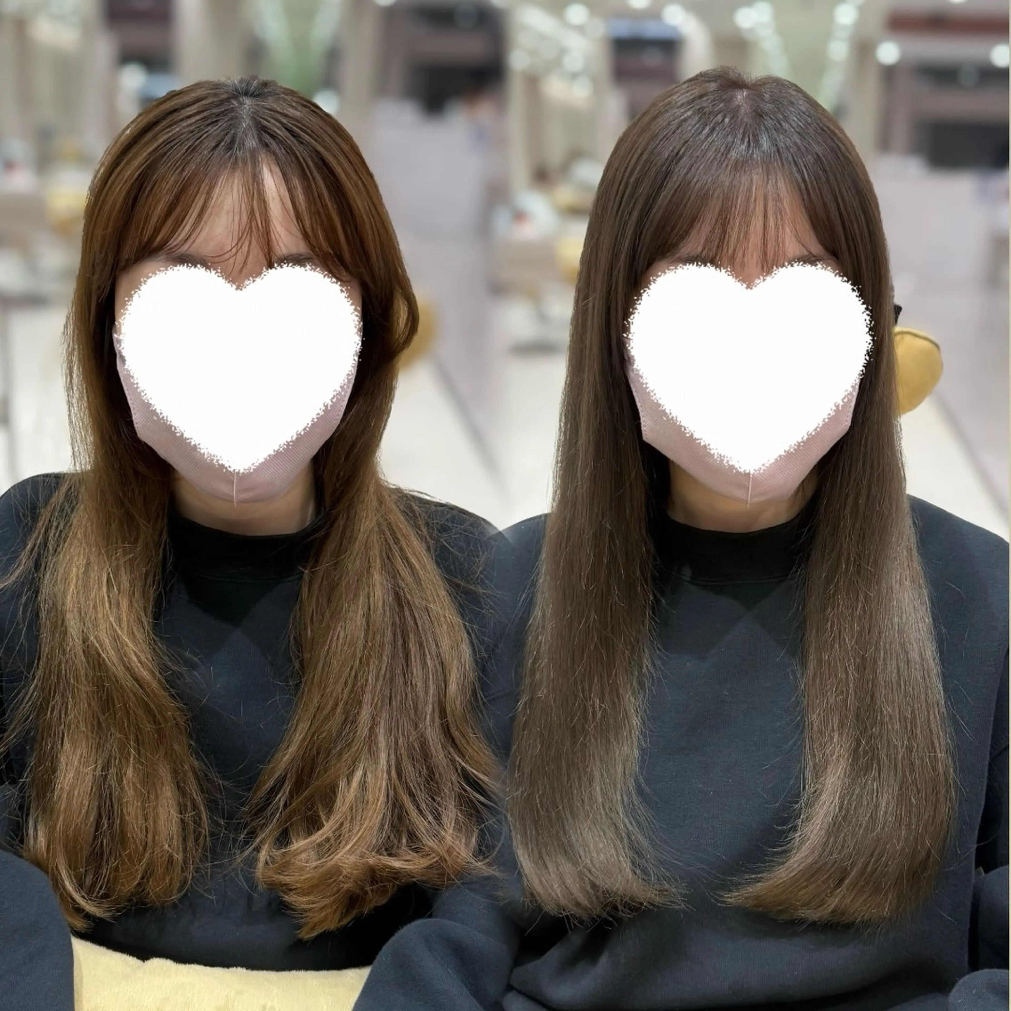 ロング カラー カット ヘアカラー トリートメント 内田 志乃のヘアスタイル
