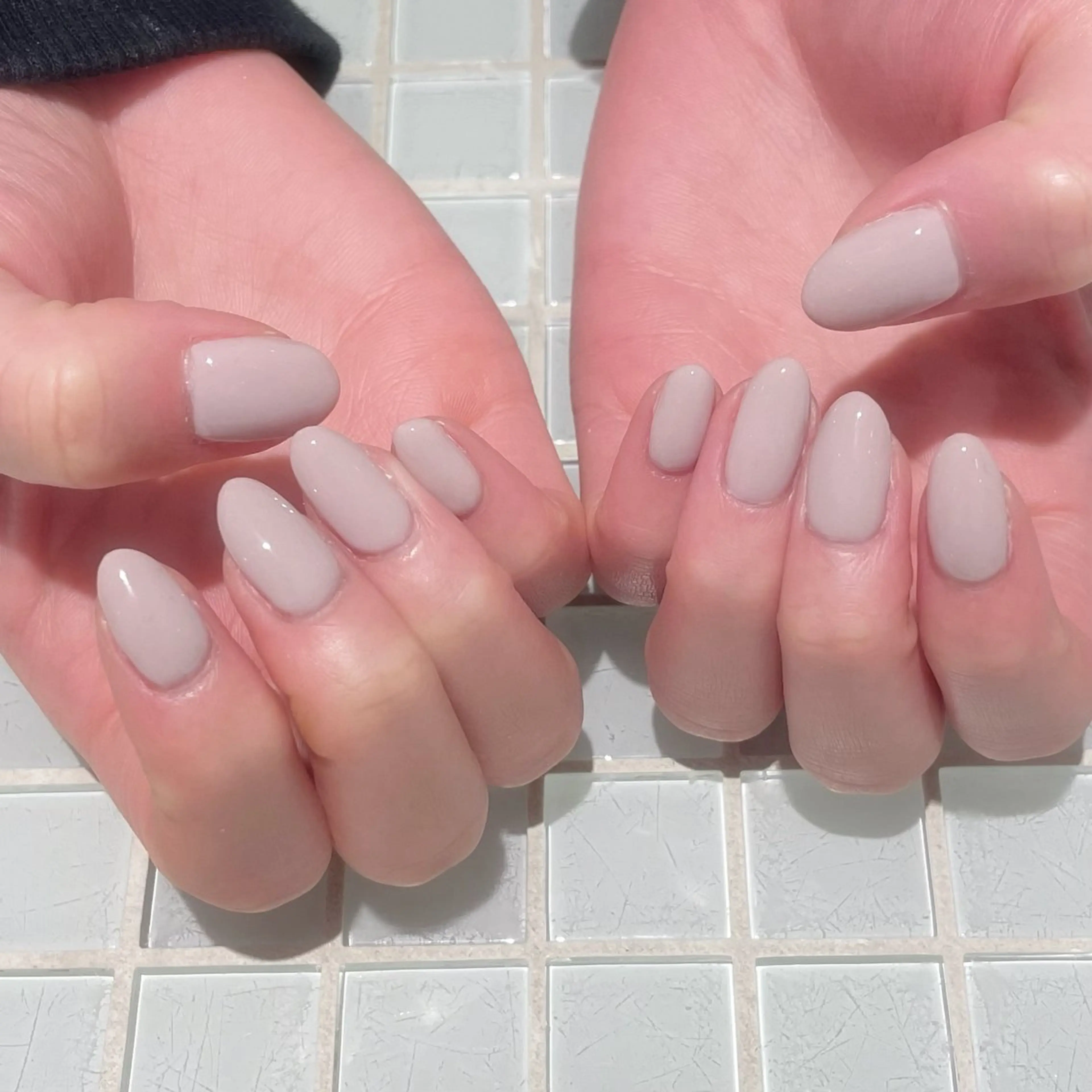 ネイル ワンカラーネイル shellnail Nanamiのネイルデザイン